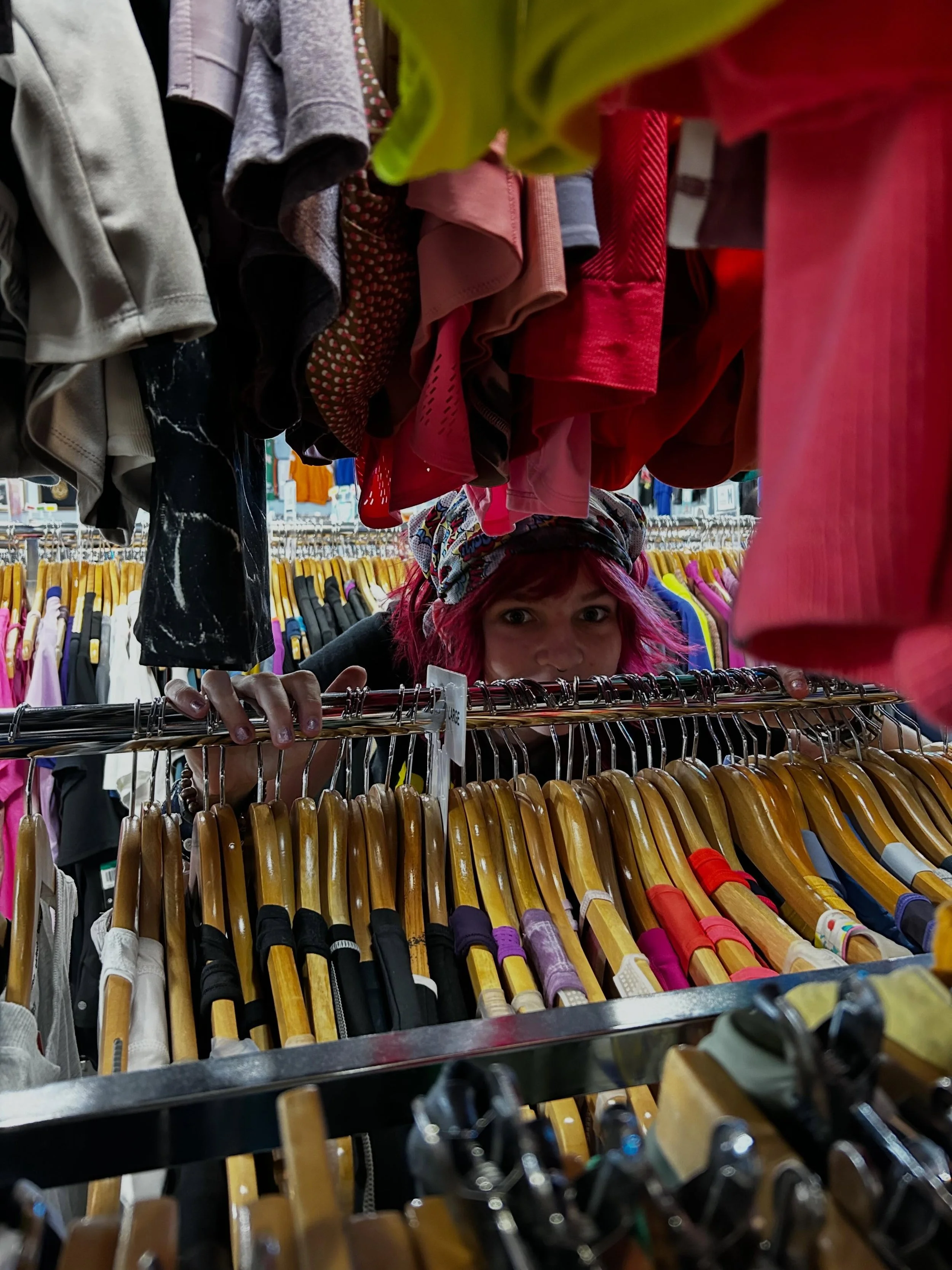 Don&rsquo;t get lost in the all the chaos✨ 

We&rsquo;ve got sooo many athletic clothes in store right now! come take a look for yourself👀

let us know if you find novalee too 🫪 thanks :)
