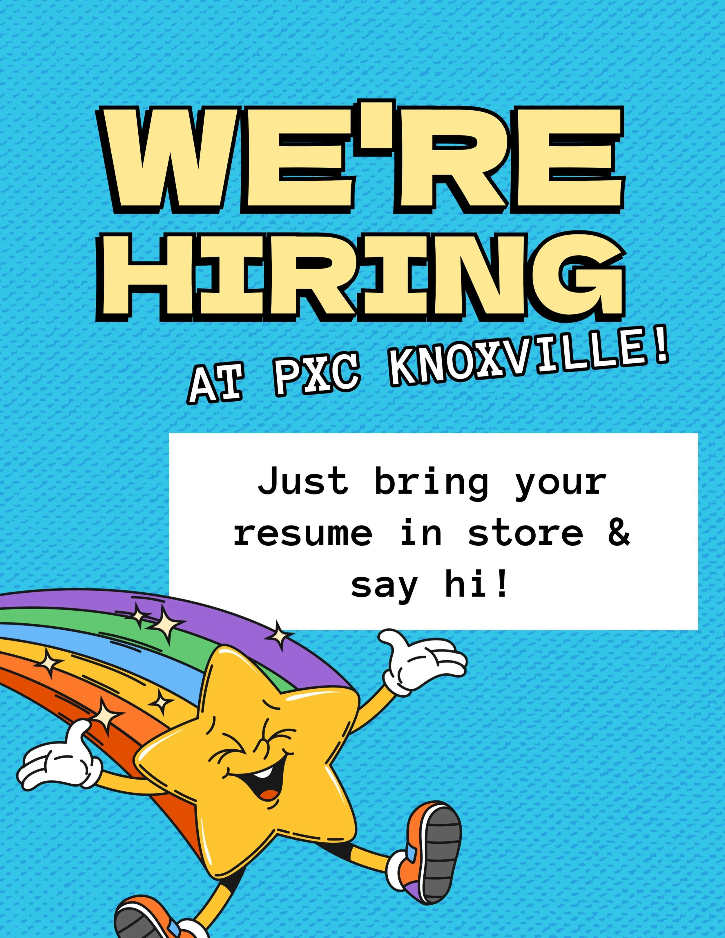 Looking for a summer job? PXC Knoxville is hiring‼️ 

How do you apply? it&rsquo;s simple! just bring us your resume and come say hey✨ 

Come join us‼️