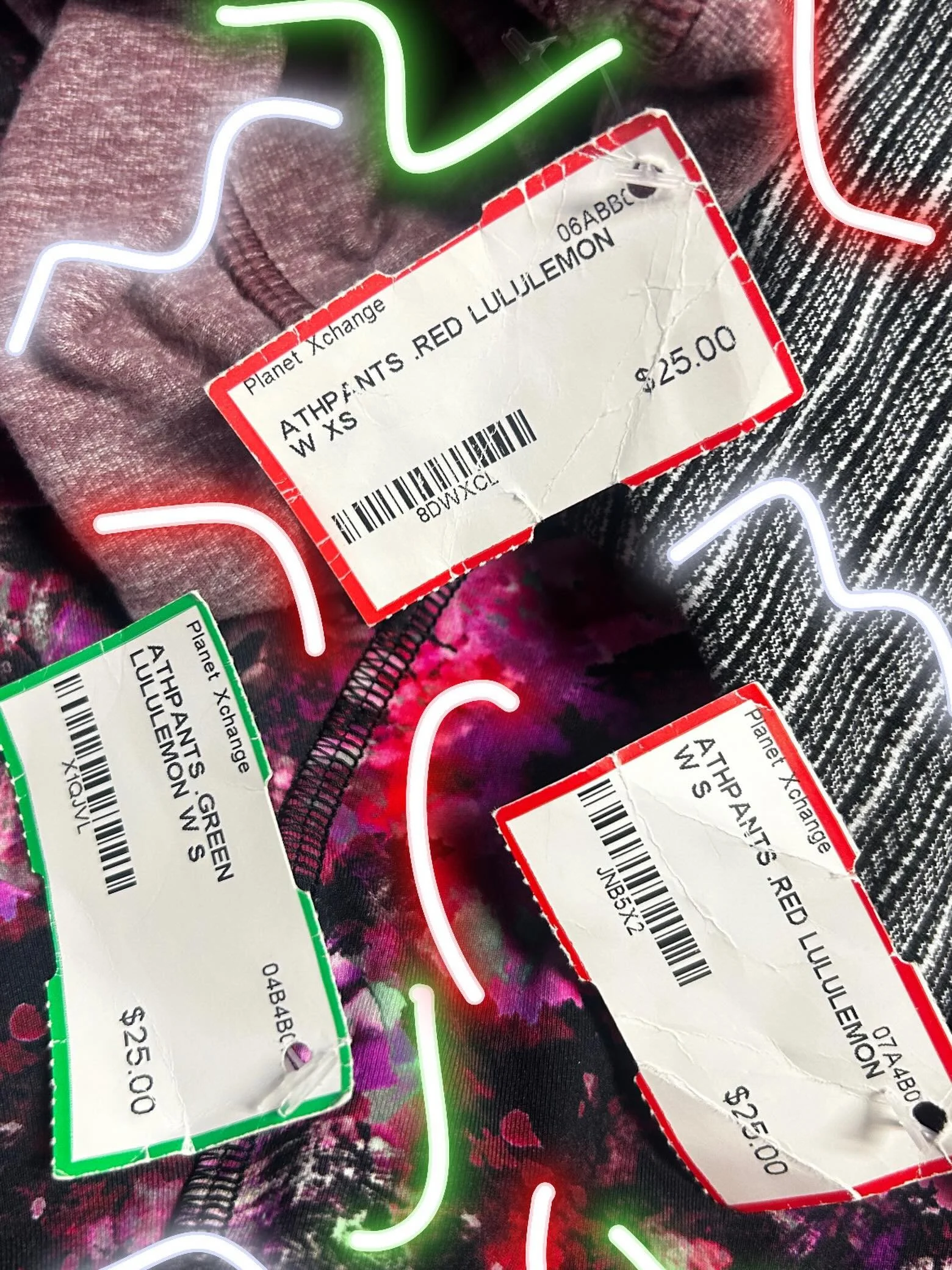 Cheap lulu? And on sale?!

Mhm🙂&zwj;↕️ our color tag sales are for lulu too! 

💚 Green tags 50% off
❤️red tags 25% off