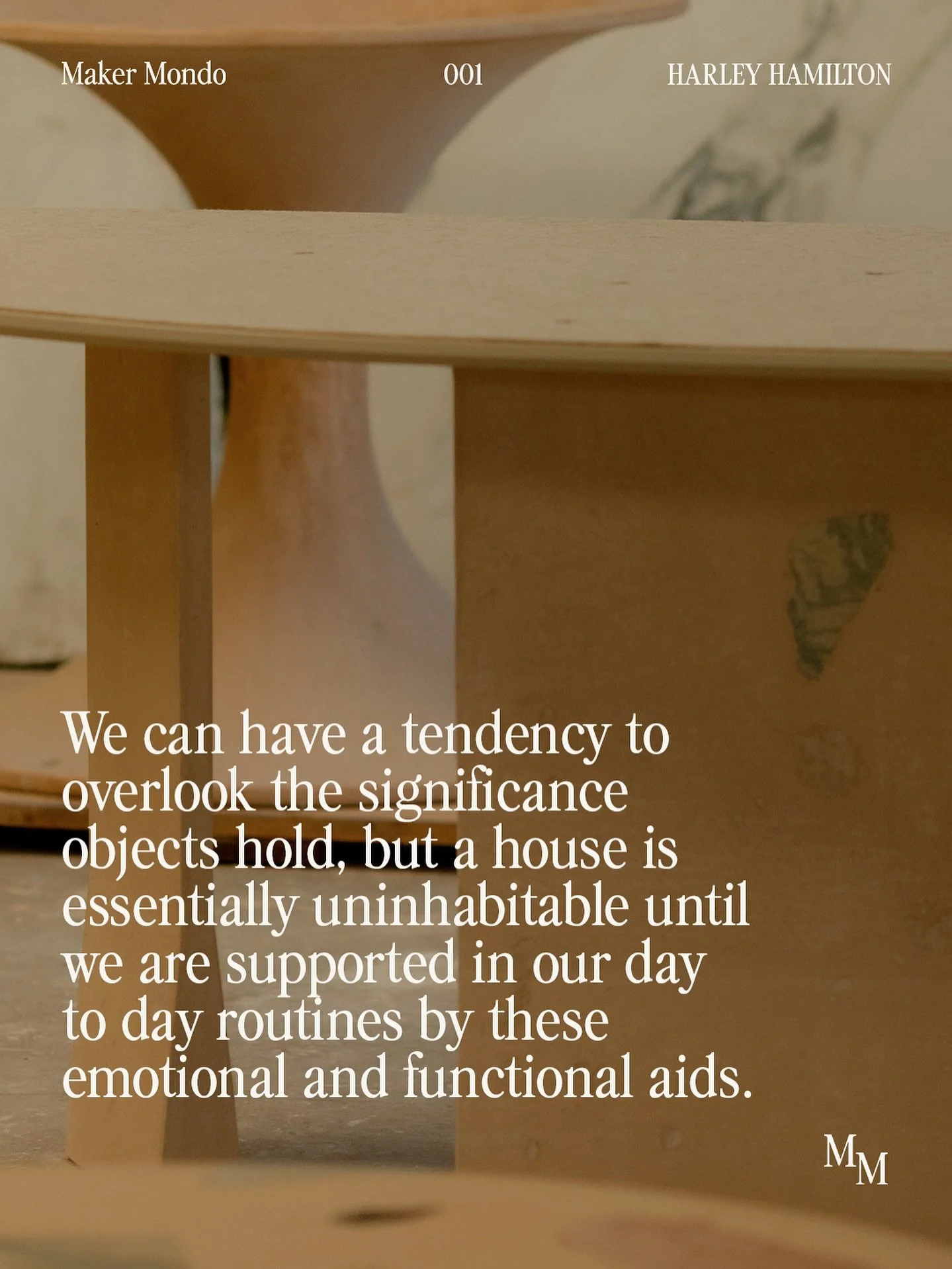 Our first Edition, a conversation with @harleyhamiltonstudio 

Coming 30th of Jan 🤍