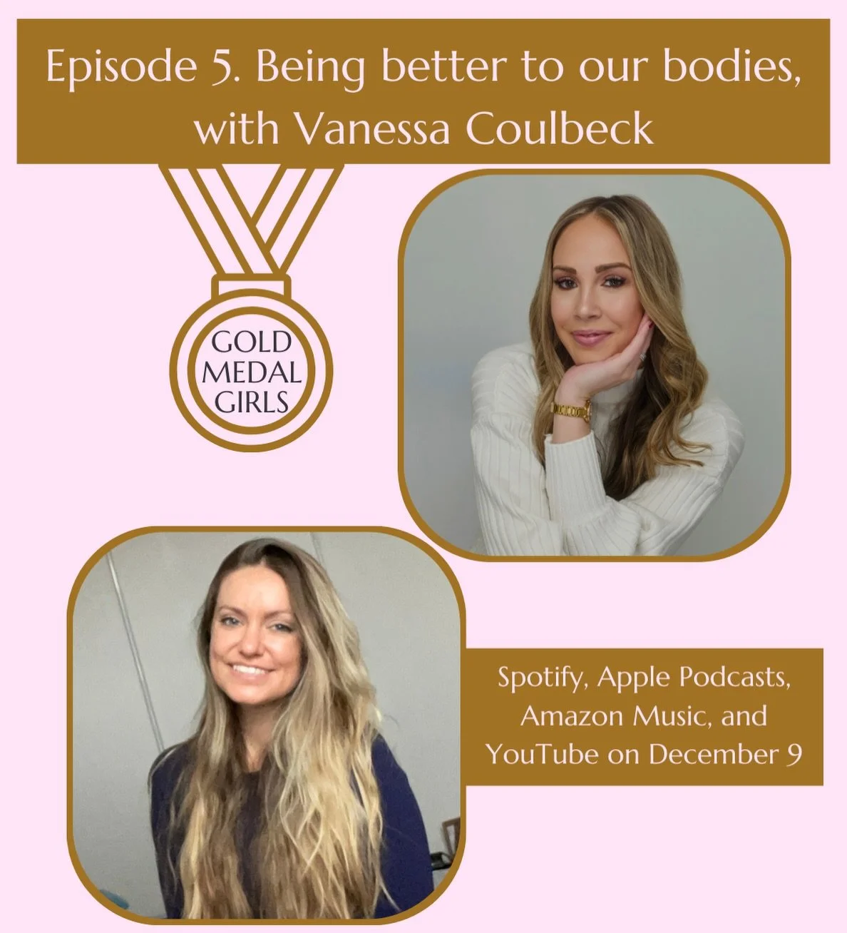 💖new episode!!💖

Listen to the newest episode of Gold Medal Girls featuring author &amp; researcher Vanessa Coulbeck! 

Pre-order her the first book in her new series @themirrordiariesbooks with @stronggirlpublishing ! 

#sportspodcast #childrensbo