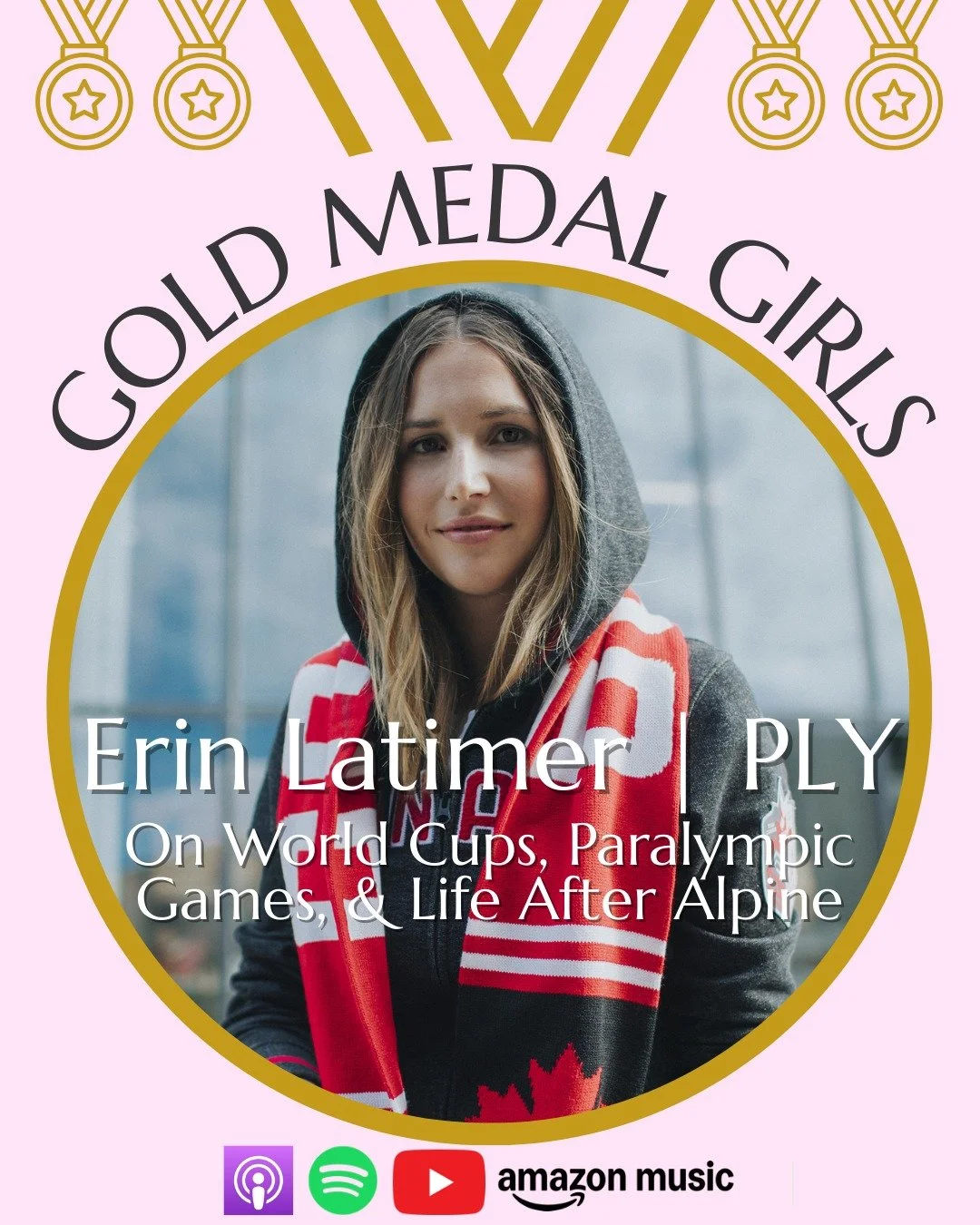 NEW EPISODE AVAILABLE NOW
Paralympic &amp; World Cup Alpine Skier Erin Latimer is on today's new episode of Gold Medal Girls! 

Listen &amp; watch now! 

#paralympics #alpineskiing #alpine #womenssports #sportspodcast 
Keywords: Paralympics, world cu
