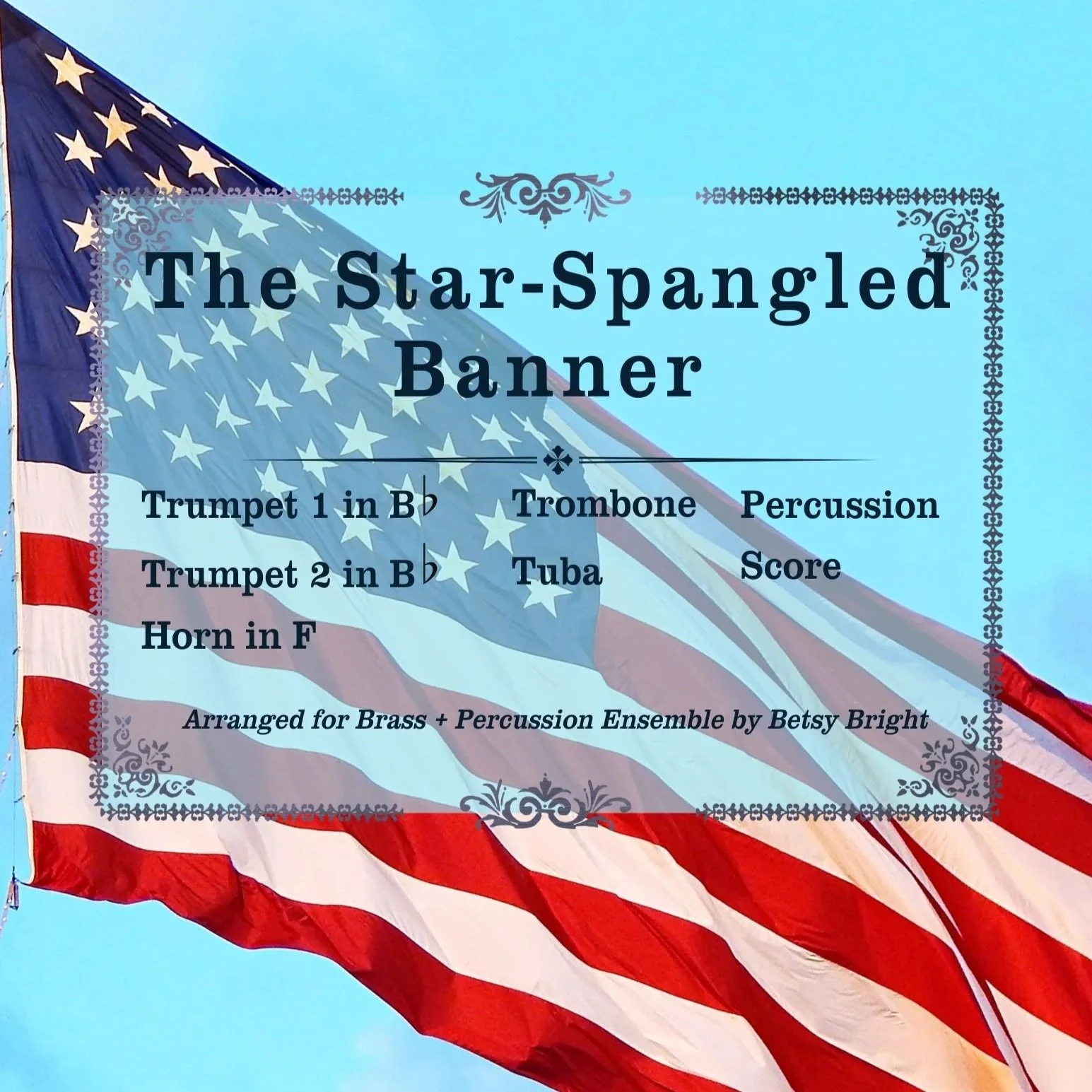 The Star-Spangled Banner - Brass Quintet & Percussion - PDF digital download