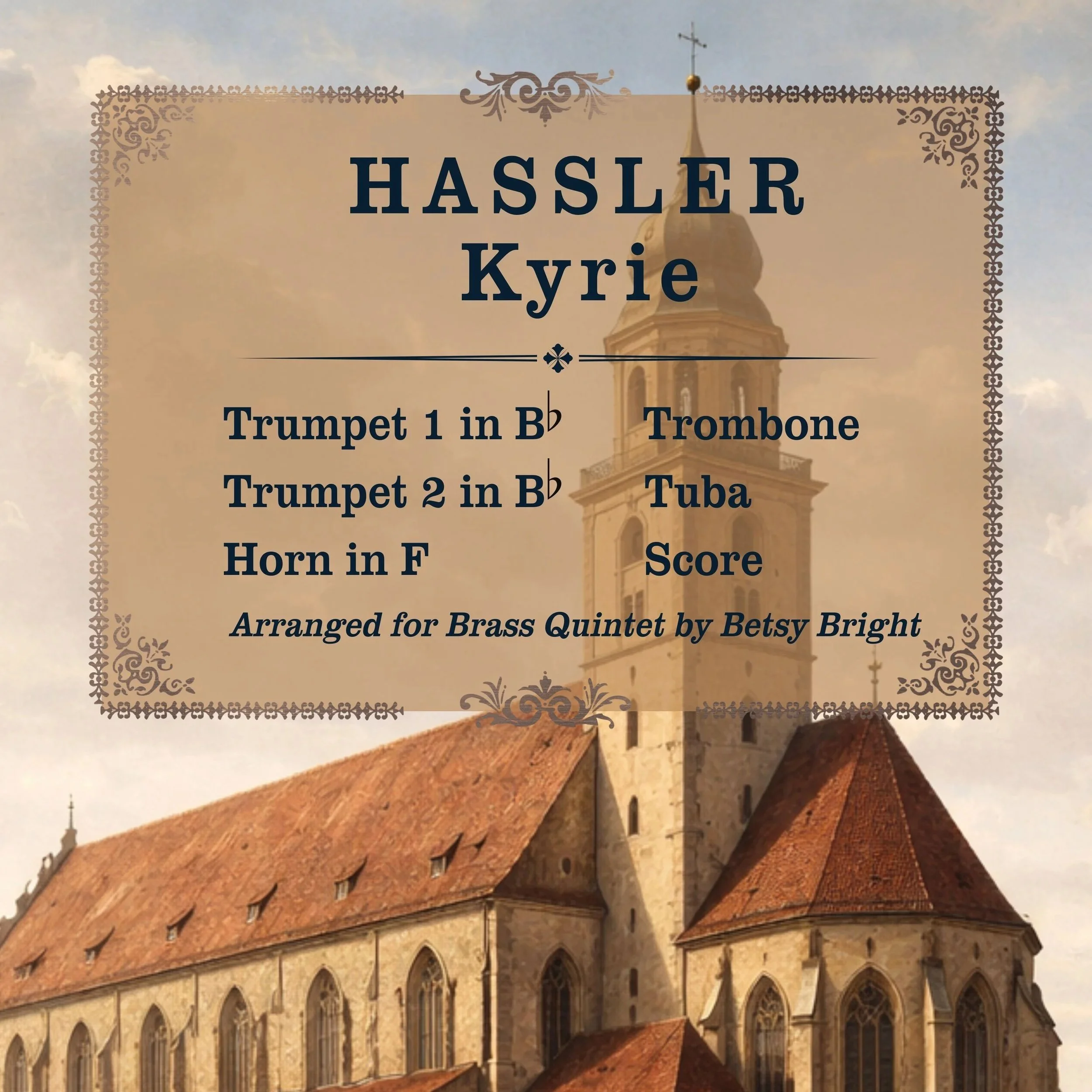 Hassler Kyrie - Brass Quintet - PDF digital download