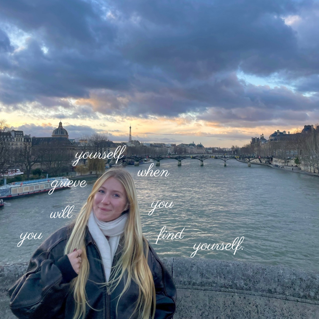 You will grieve yourself when you find yourself