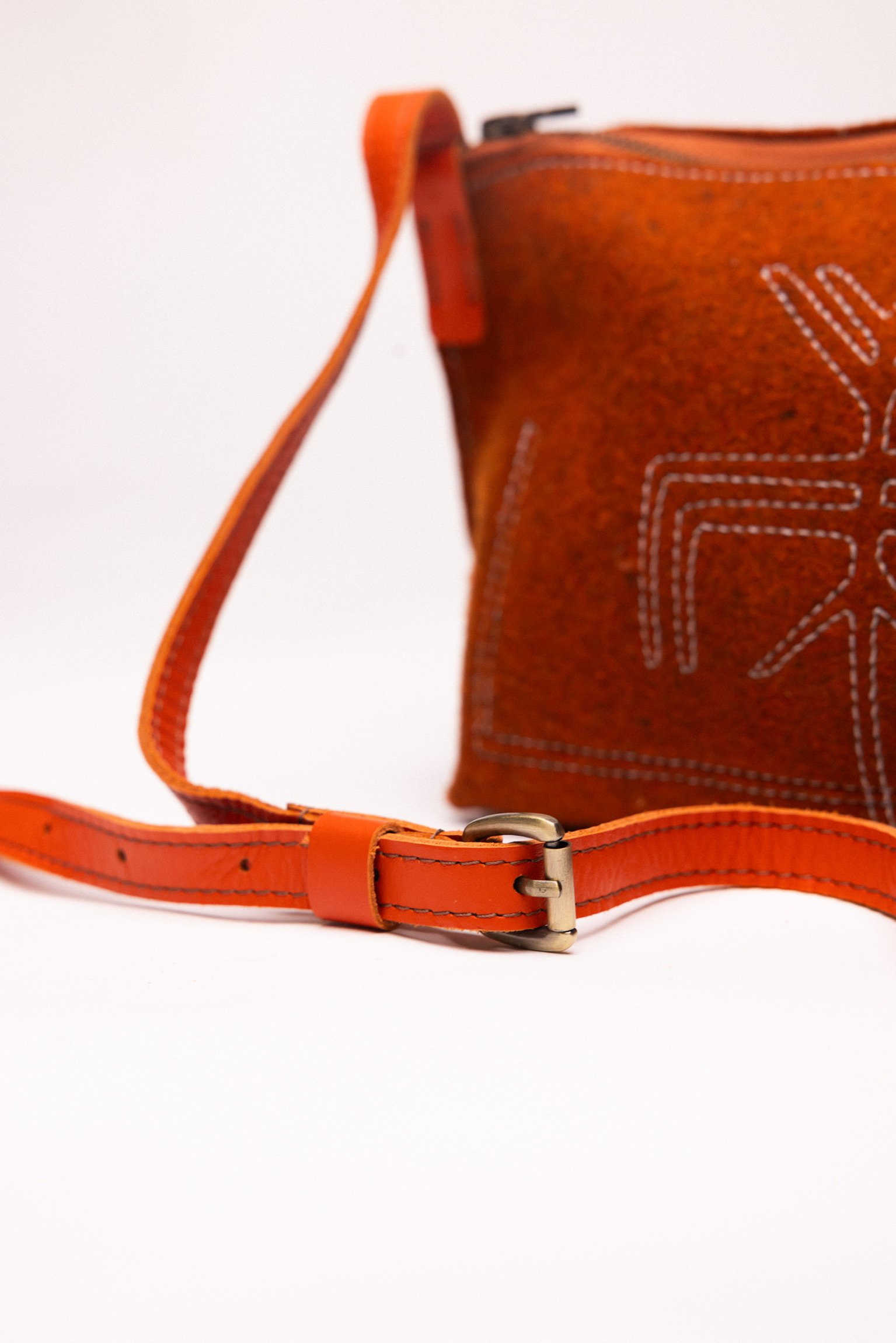AZIZA Cross Body Bag - Burnt Orange