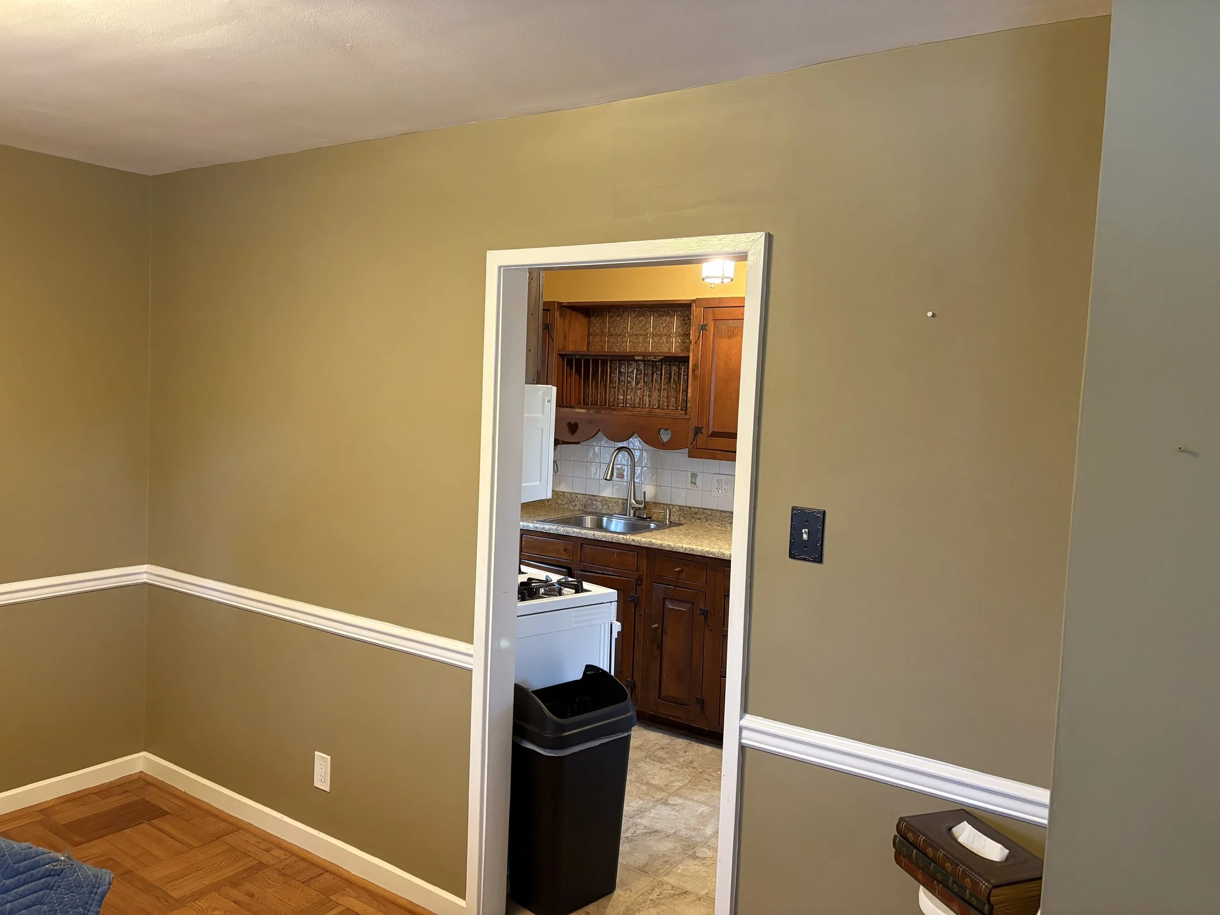 Opened up wall and full kitchen remodel