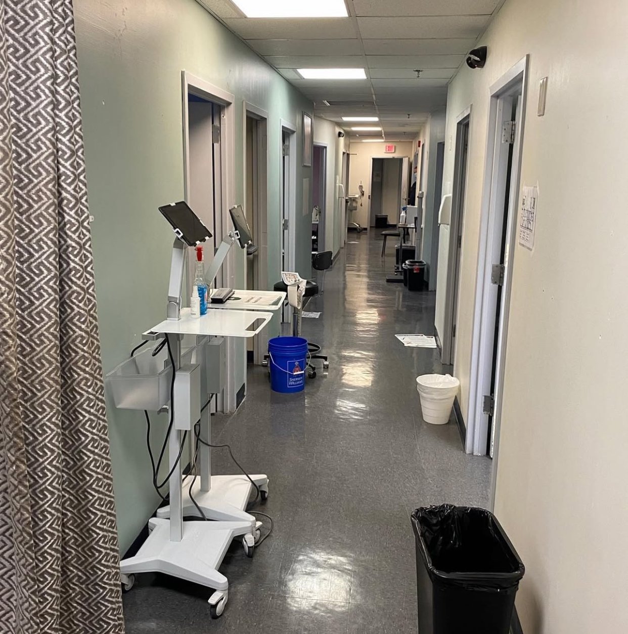 Repaint of 6 floors of medical facility