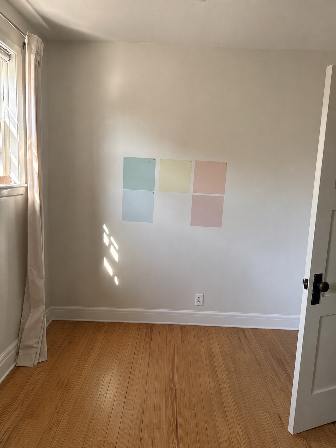 Built a closet with built-in floating shelves