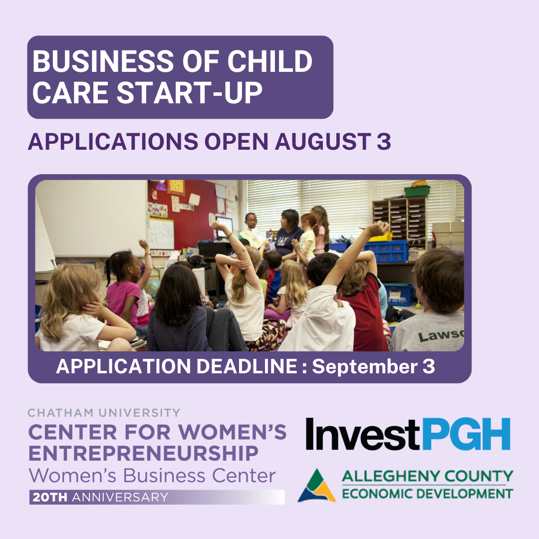 The Business of Child Care Start-Up Training Program Application