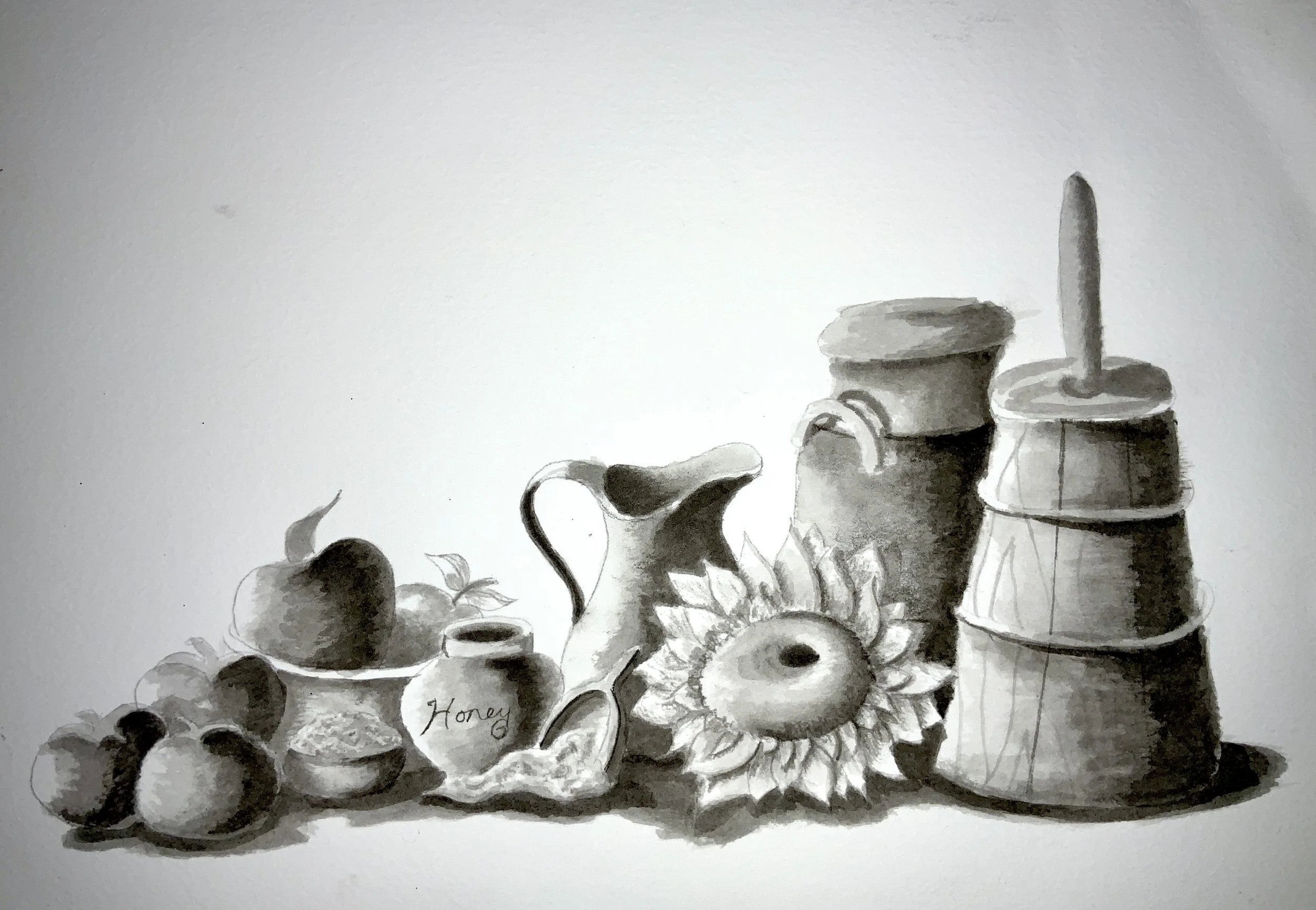 Still Life (India ink on paper)