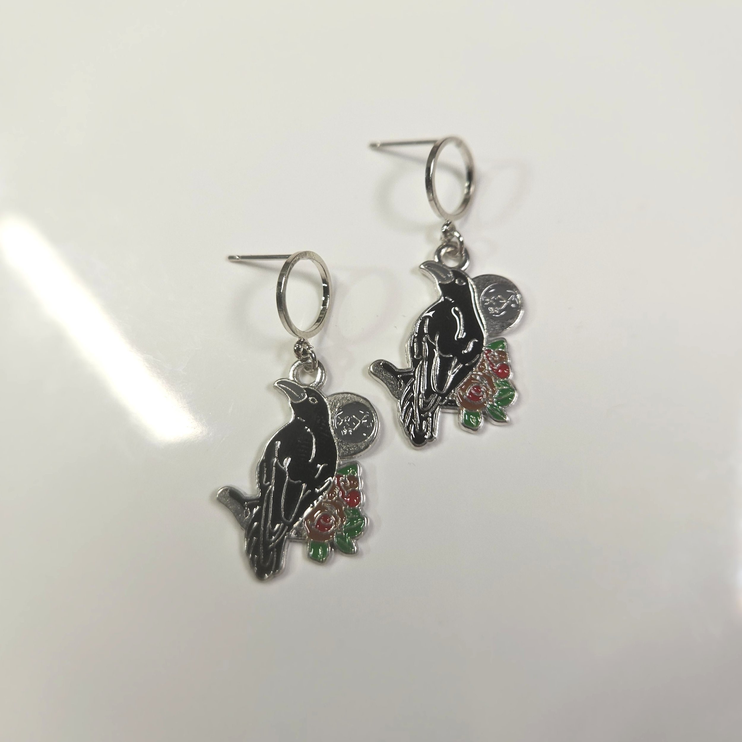 Raven Moon Earrings