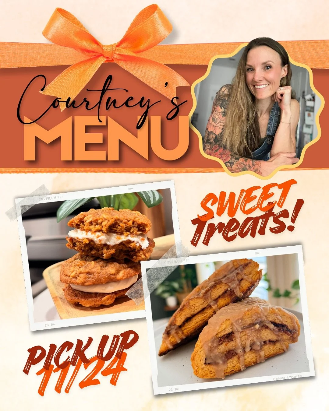 No full menu this week because your girl is taking a breath, hugging her people, and touching grass with the family &mdash; but DON&rsquo;T WORRY&hellip; I would never leave y&rsquo;all dessert-less on Thanksgiving week. 😌🍂

Courtney is sliding in 