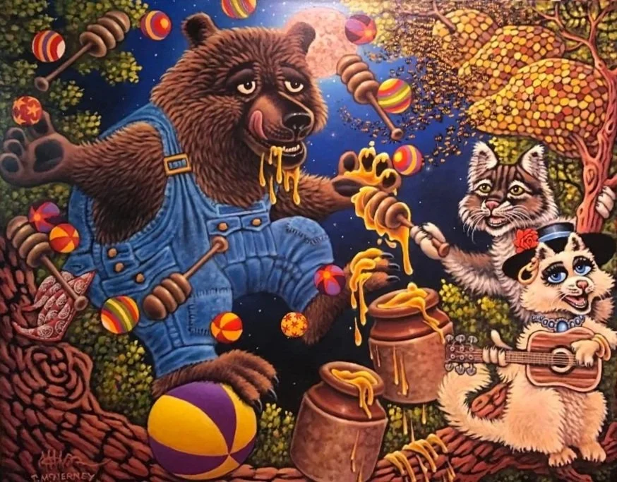 Honey Bear (2026) acrylic on canvas
