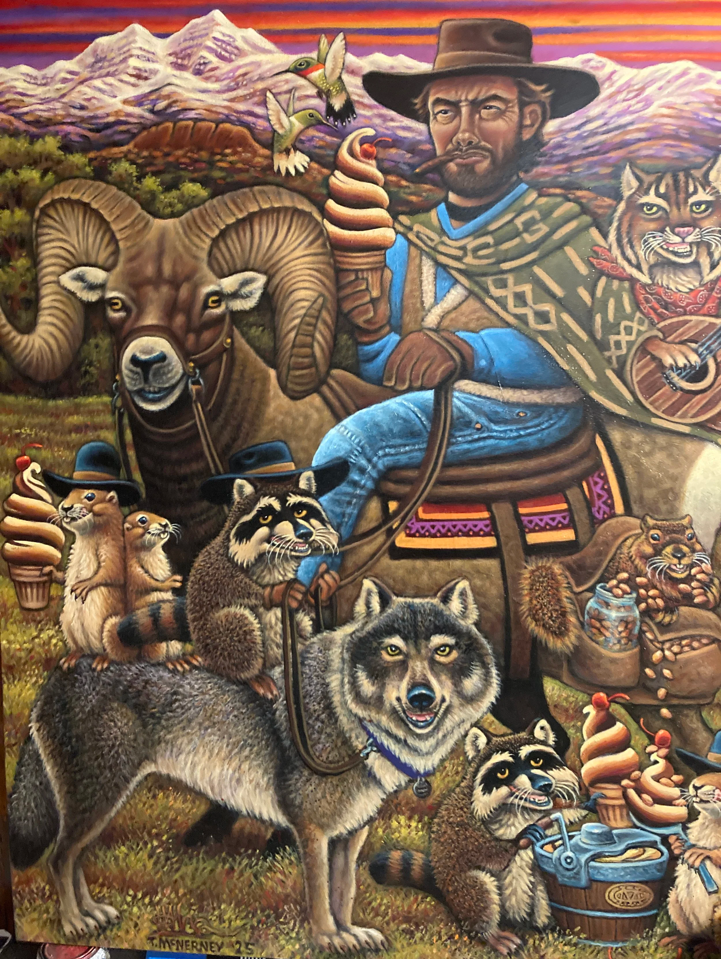 Clint (2025) acrylic on canvas