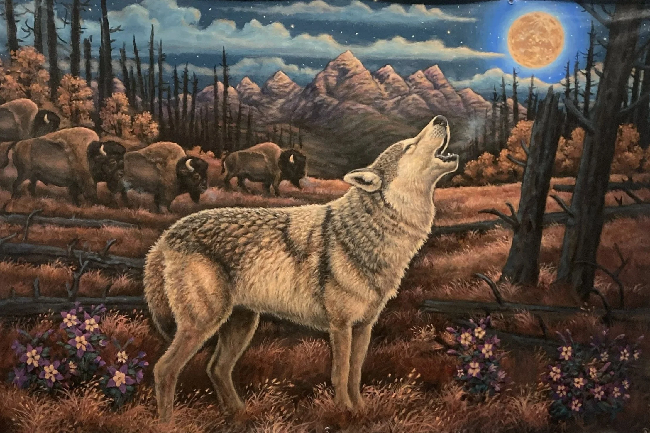 Wolf (2026) acrylic on canvas