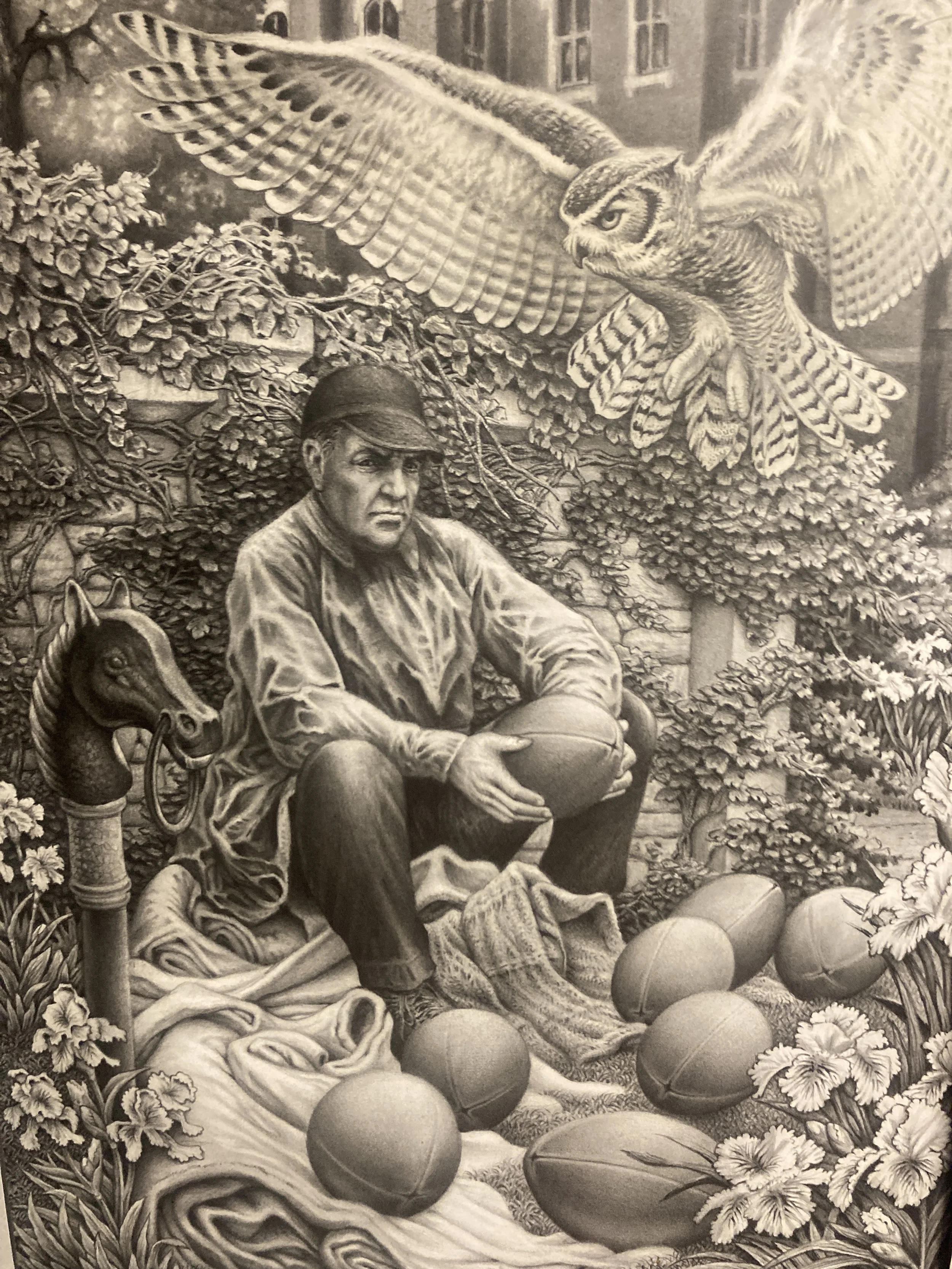 Ghosts of Hughes, 2012, Graphite on Paper, 24" x 36", CSU Auction