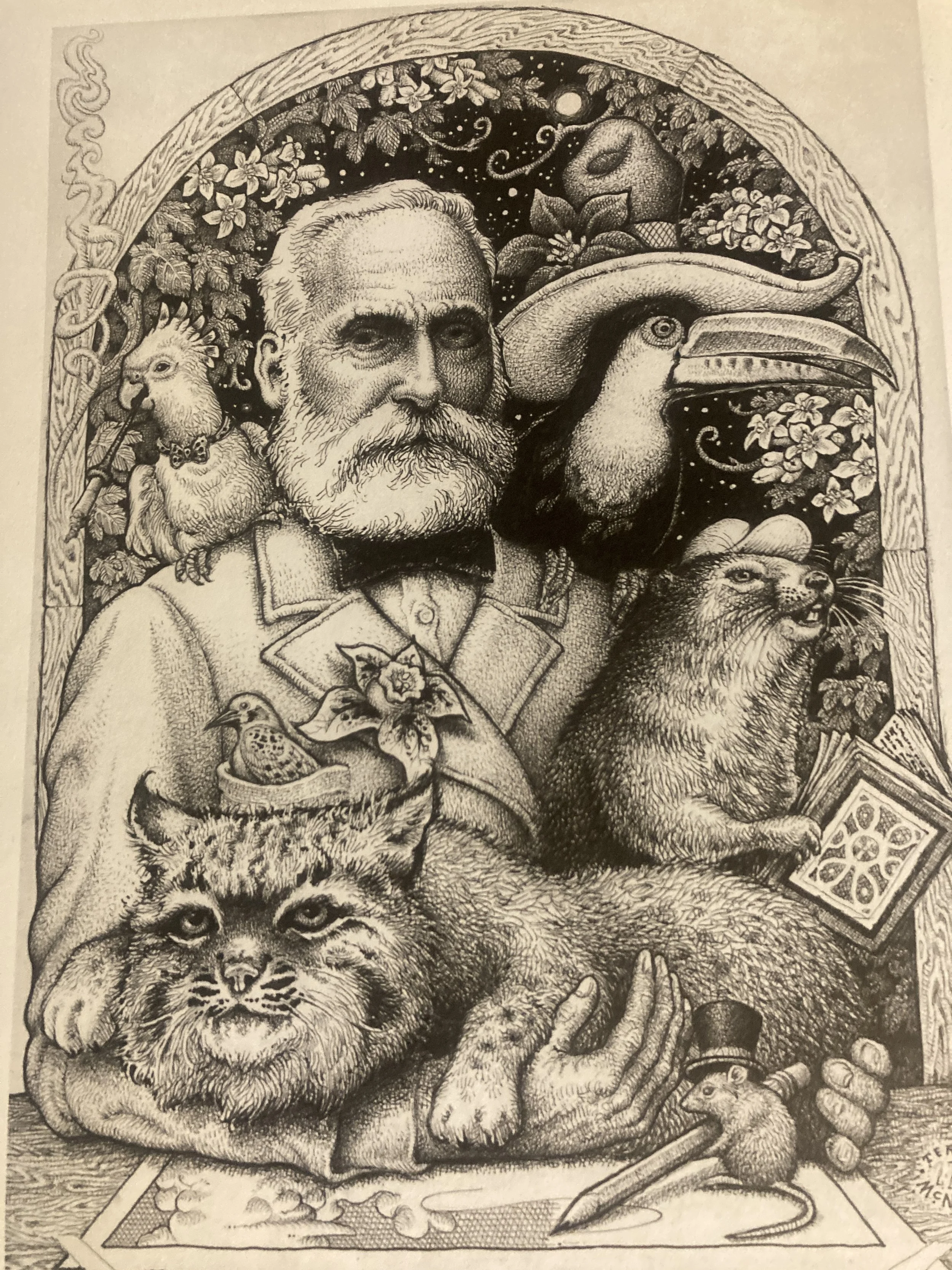 Come In, 2008, Ink on Paper, 10" x 16", Susan Warren collection