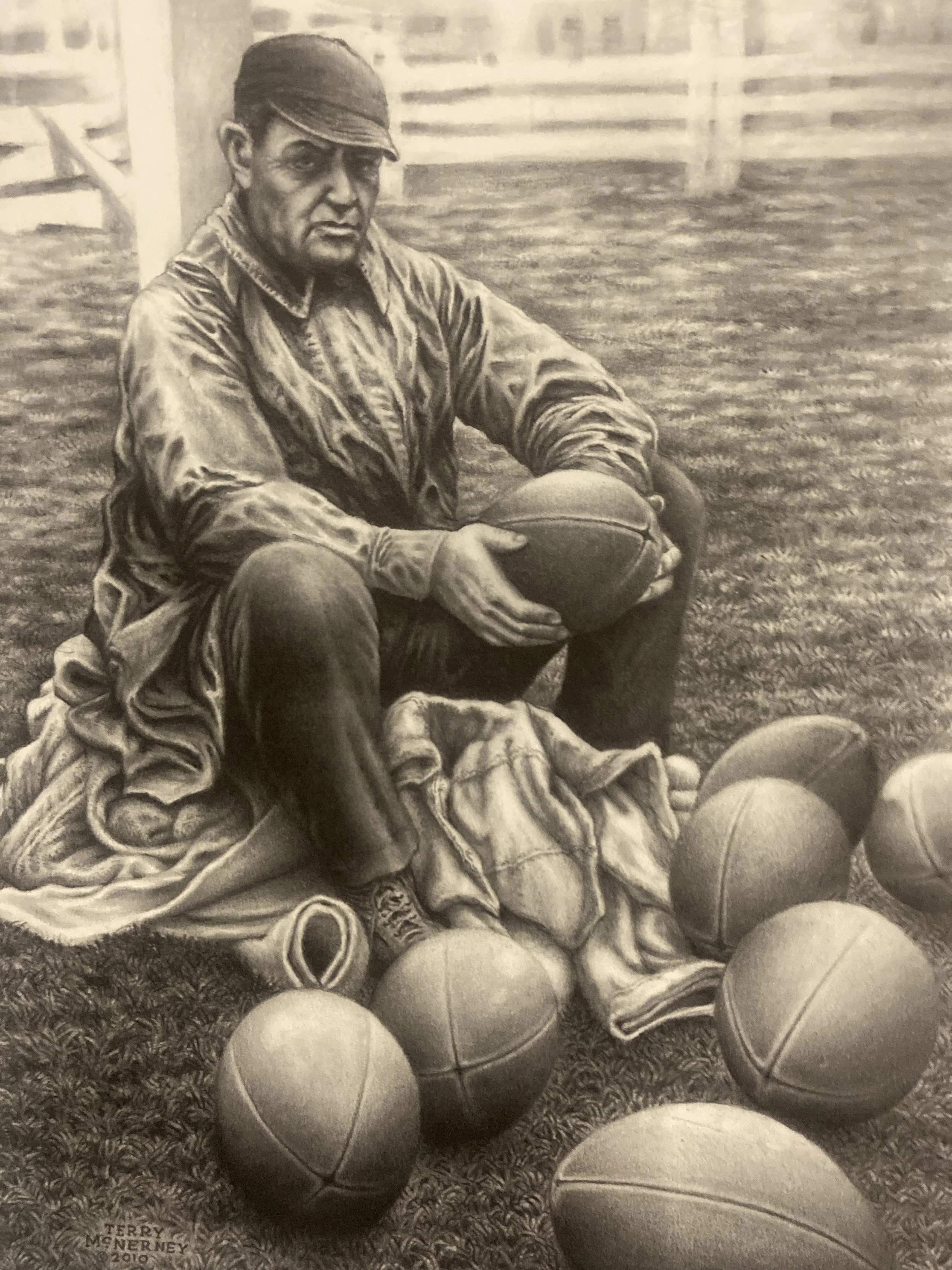 Harry Hughes 1927, 2011, Graphite on Paper, 10" x 14", CSU Auction