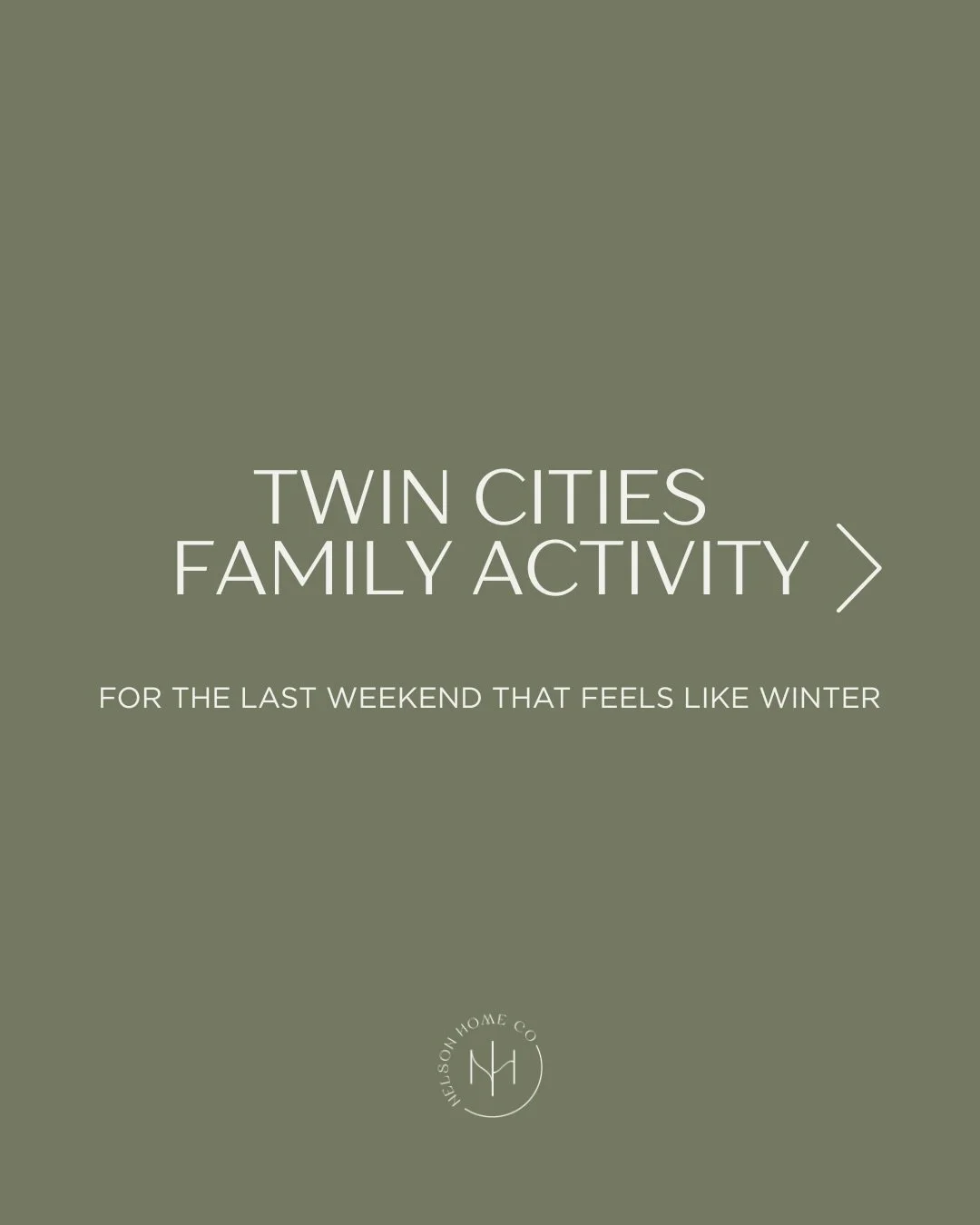 Don&rsquo;t get me wrong, I&rsquo;m JAZZED about the warmer weather in the forecast! 

But first, we have one last weekend in the 20s! Reserve a spot at the northern lights tubing event this weekend for one final winter hurrah! 

Note that it&rsquo;s