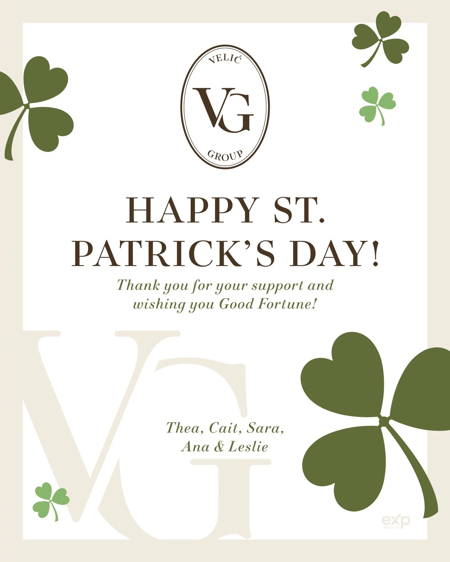 Happy St. Patrick&rsquo;s Day from the ladies of Velić Group 🍀

We&rsquo;re LUCKY to have clients like you! 💚

#twincities #twincitiesrealestate #twincitiesrealtors #mnrealtors #minnesotarealtors