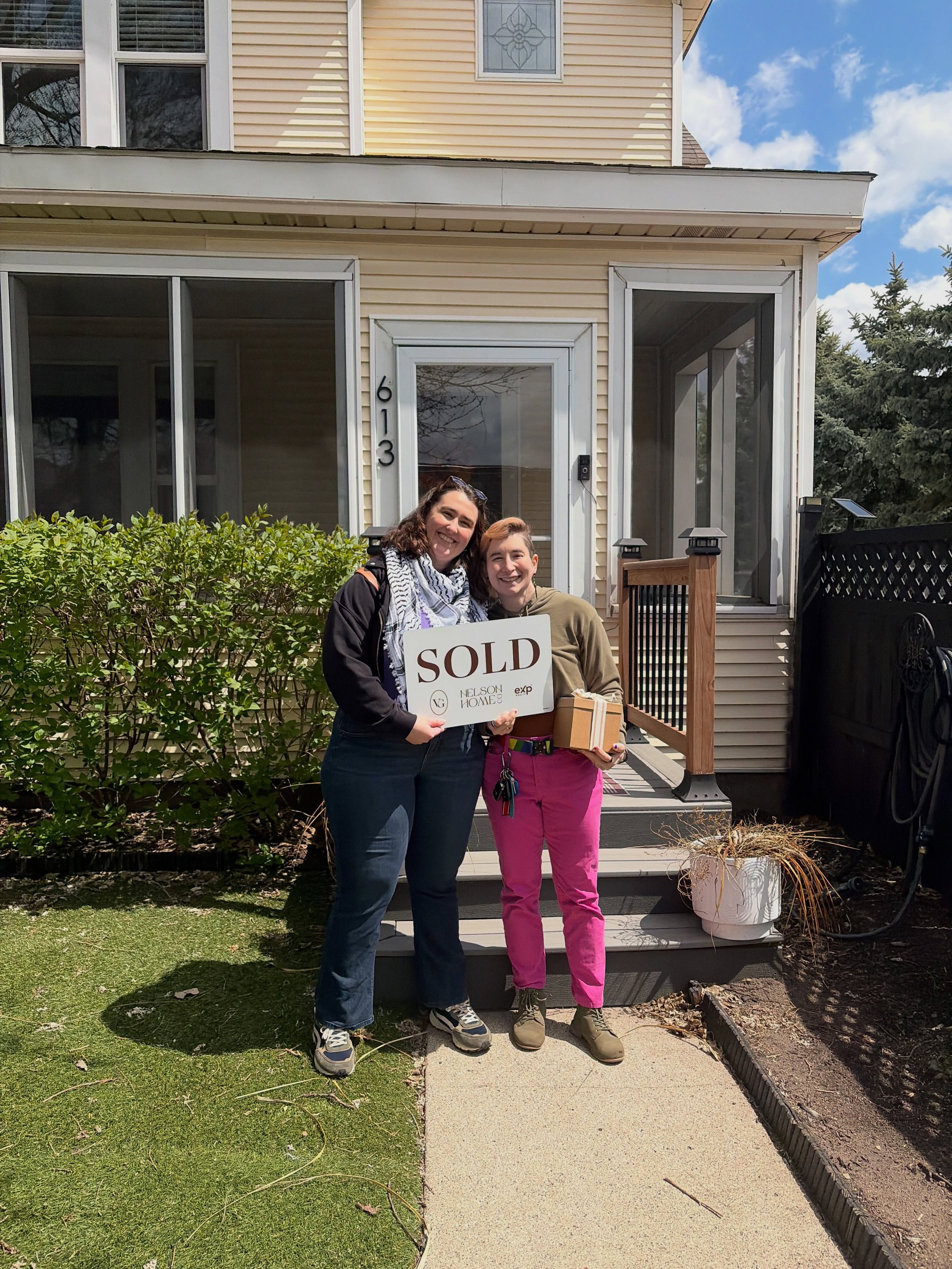 Biggest congrats to May and Hela 💕

I cannot wait to see you transform this home into your dream library and DnD hosting space! I see many backyard get togethers and slow morning porch coffees in your future. 

You stuck with it through some bumps (