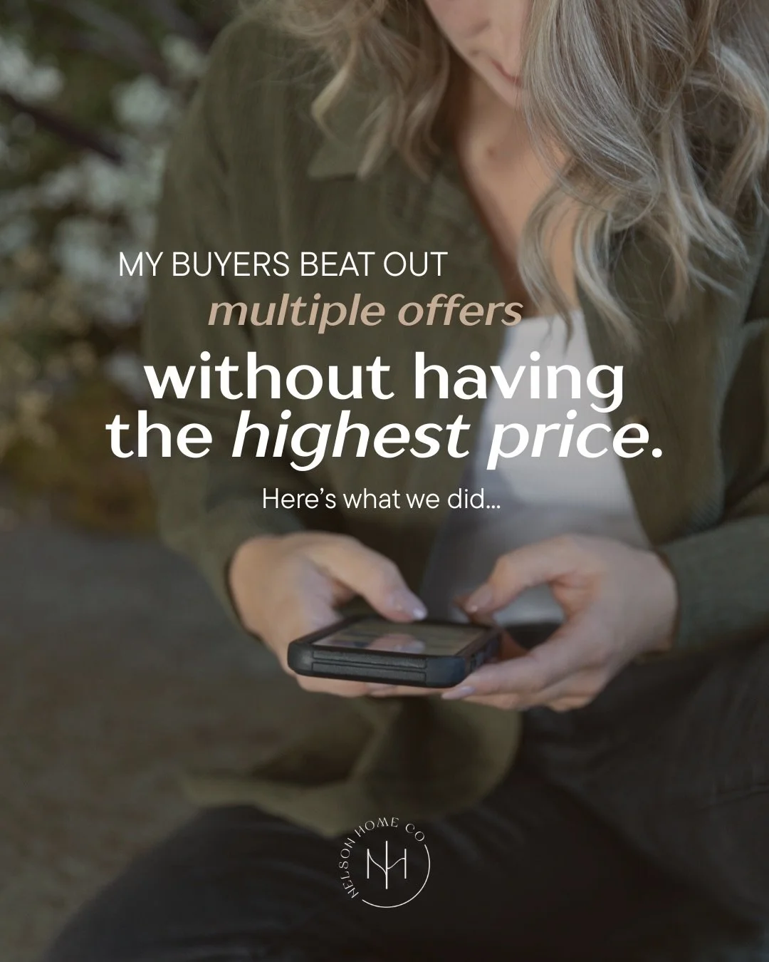 Speaking directly to a seller&rsquo;s concerns and priorities is the best way to get an offer accepted when you&rsquo;re competing against other buyers. 

Believe it or not, a sellers top priorities may not be price and having SOLID supporting terms 