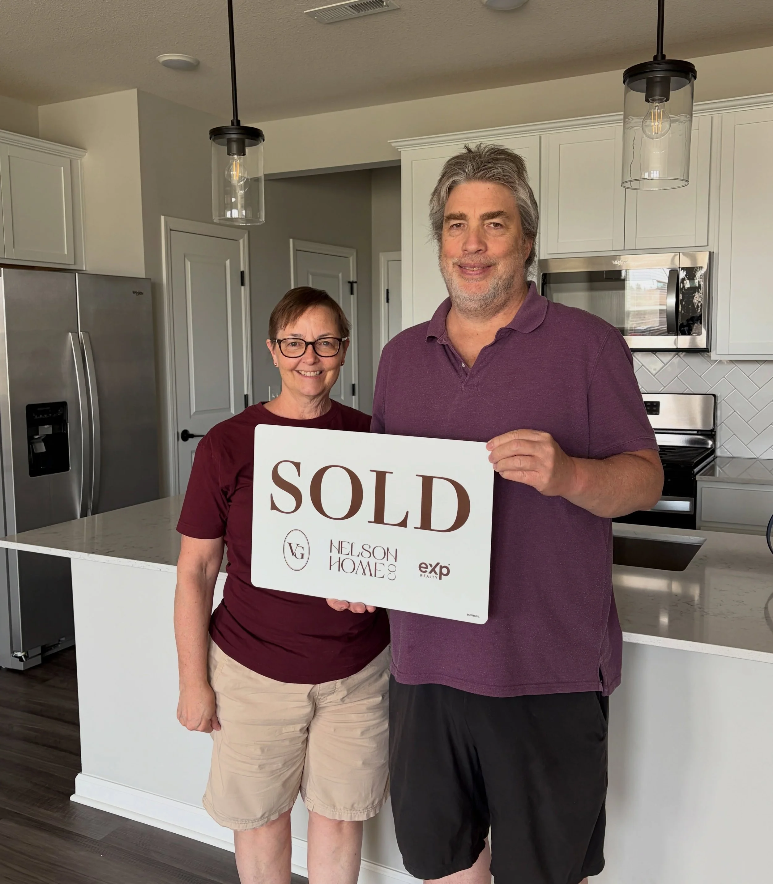 Biggest congrats to Paula and Bill! 

After selling their long time family home last summer, they expected to move south to be near one of their children. After renting for a year, plans changed! We found them a beautiful, like-new townhome in Lakevi