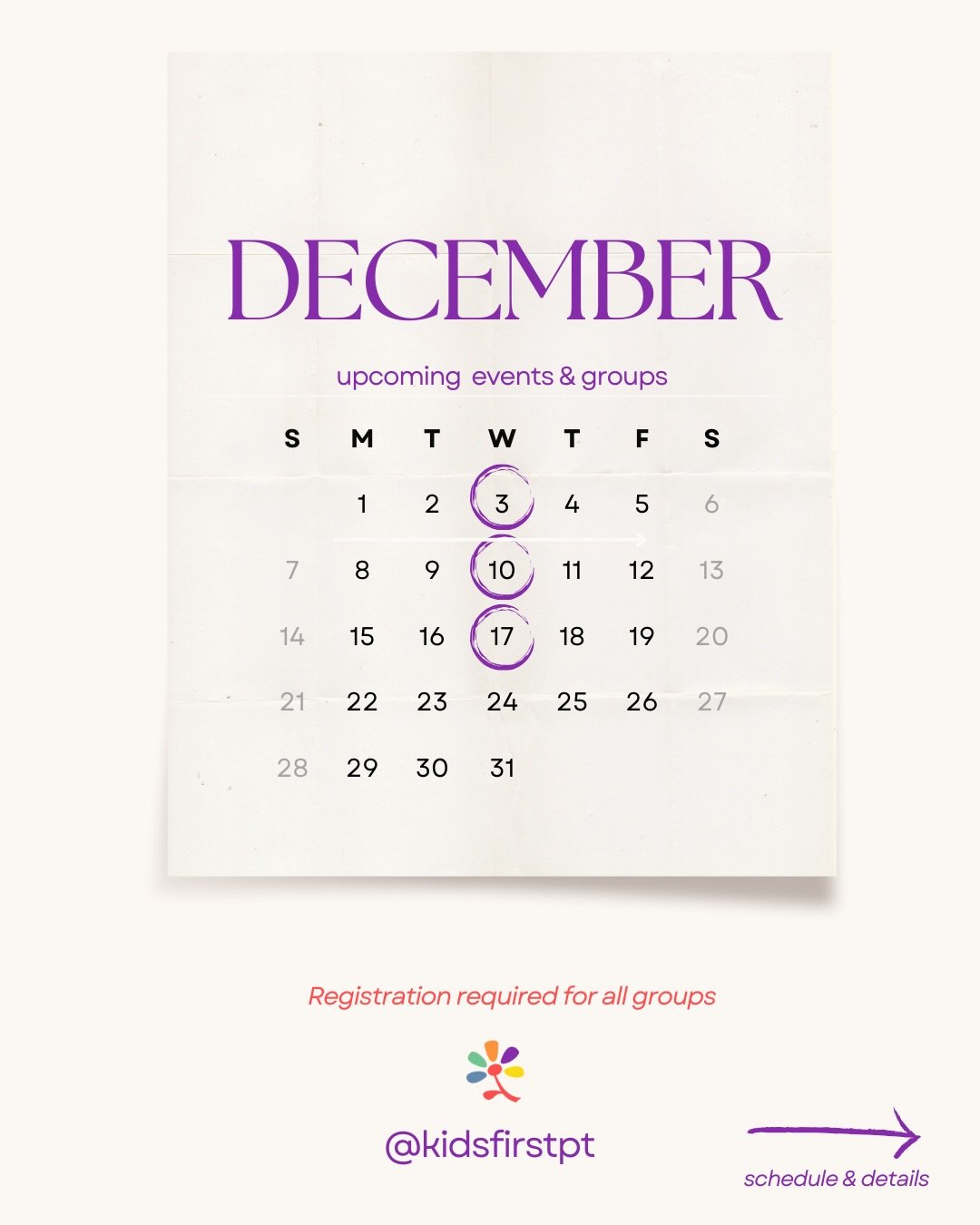 Took a little break but we&rsquo;re back! 3 groups in December before we ring in the new year with some exciting updates and new groups coming your way!

For now - all groups will still be at @adeescoffeeandbar on Wednesday at 9:30 AM. 

Comment &ldq