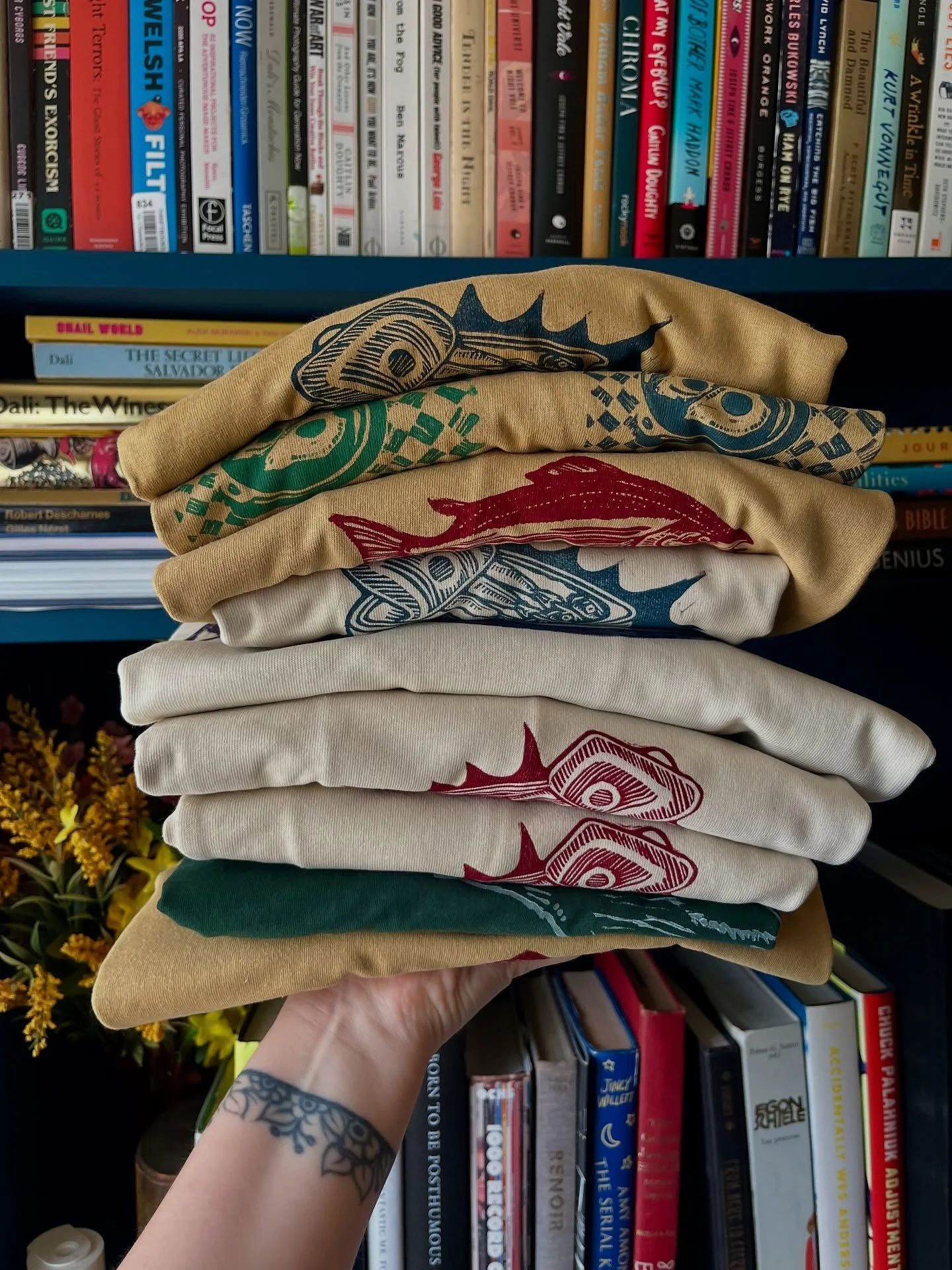 Chris has been updating my website and it looks really great! and it makes me want to be even better and do even more! But I&rsquo;m not gonna lie- I&rsquo;m busy! Not in a bad way. Markets most weekends and printing tees almost every day. I don&rsqu