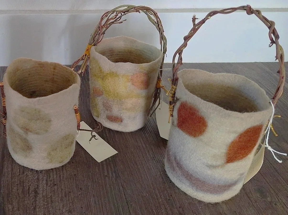 WET FELTING &amp; Eco dyeing       Weekend workshop