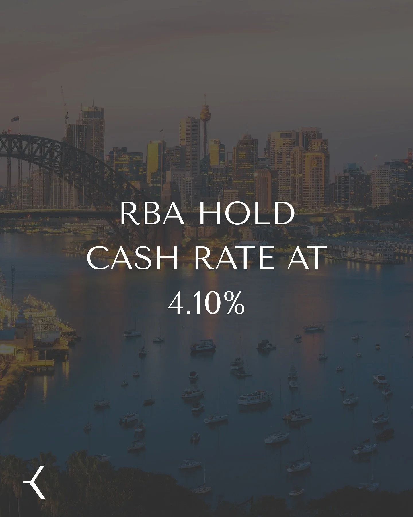 Cash rate update &ndash; what it means for you 
The RBA has held the cash rate steady at 4.1%.

Why? Inflation&rsquo;s easing, but global uncertainty has them playing it safe.

What does it mean? No change for now, but we could see cuts later this ye