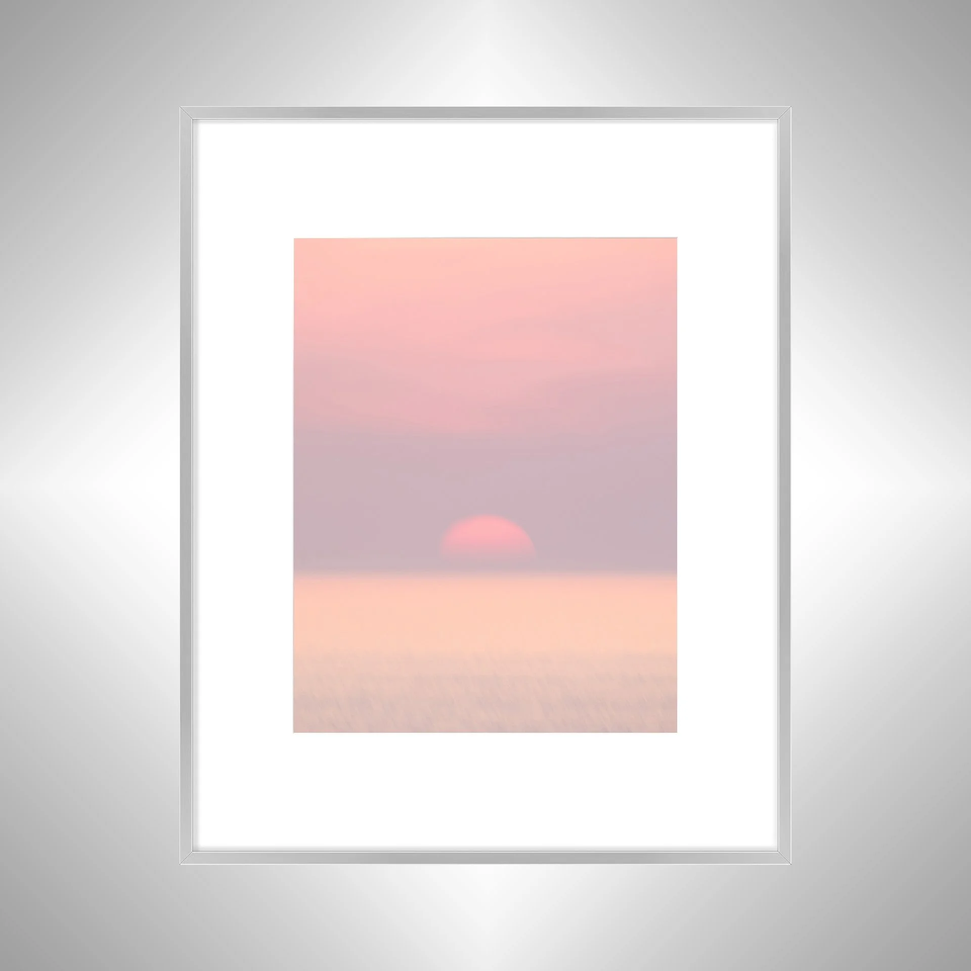 1:1 Morning After Sunrise (Abstract)- Silver Metal w: Border.jpg