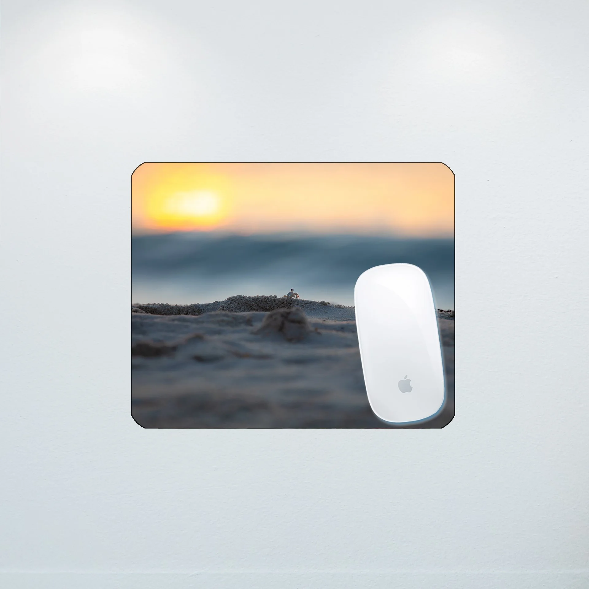 1:10 Ghost Crab Watching Wavebreak in Duck, NC- Mouse Pad.jpg