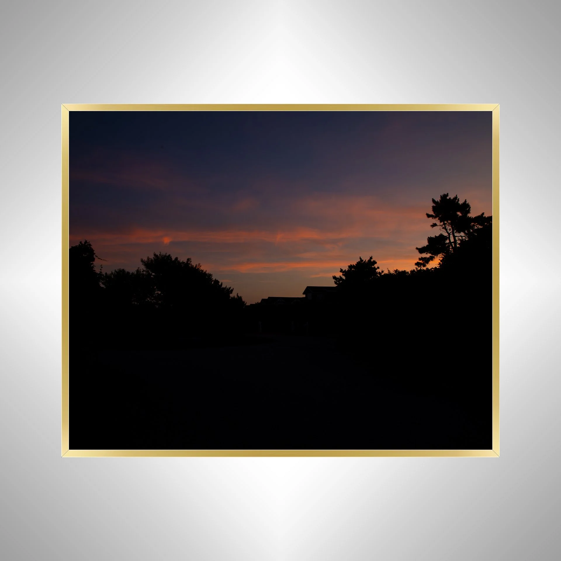 1:10 Sunrise Behind Beach Houses (Landscape)- g.jpg