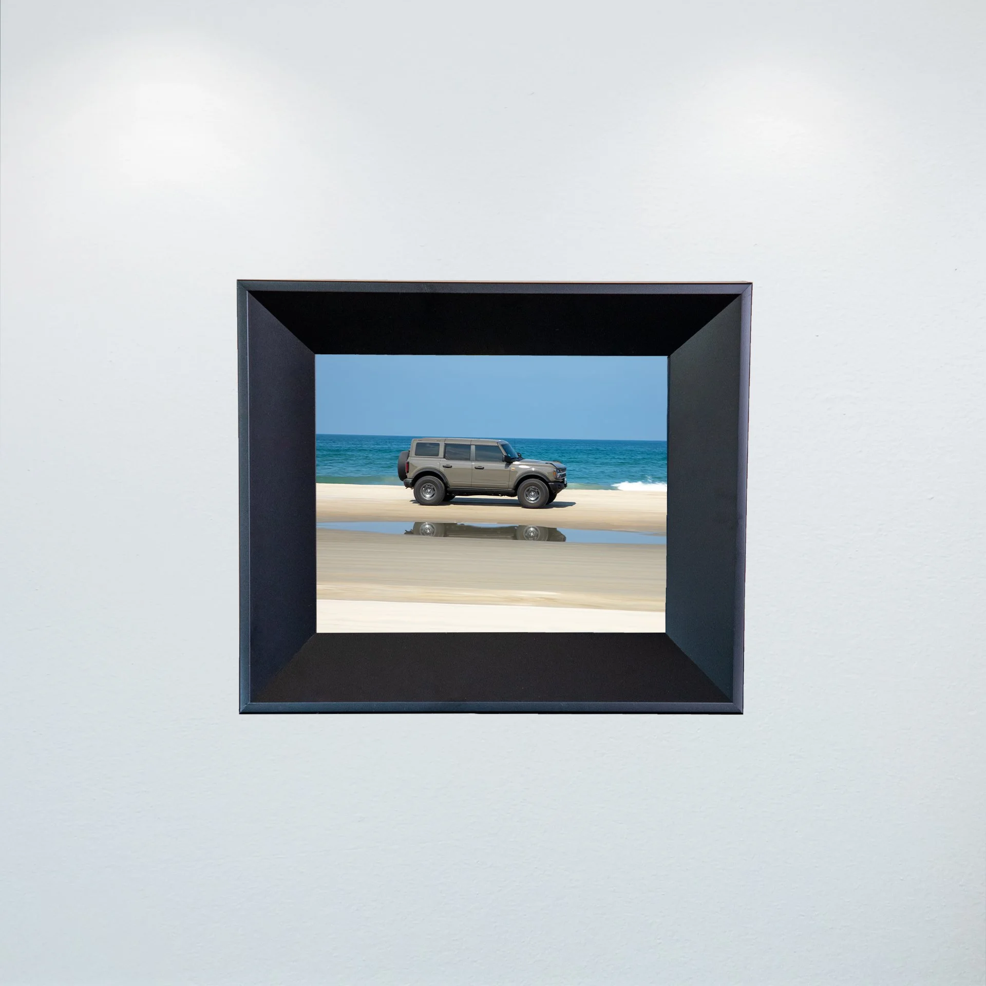 1:1 Beach Bronco in Carova with Reflection- Mini.jpg