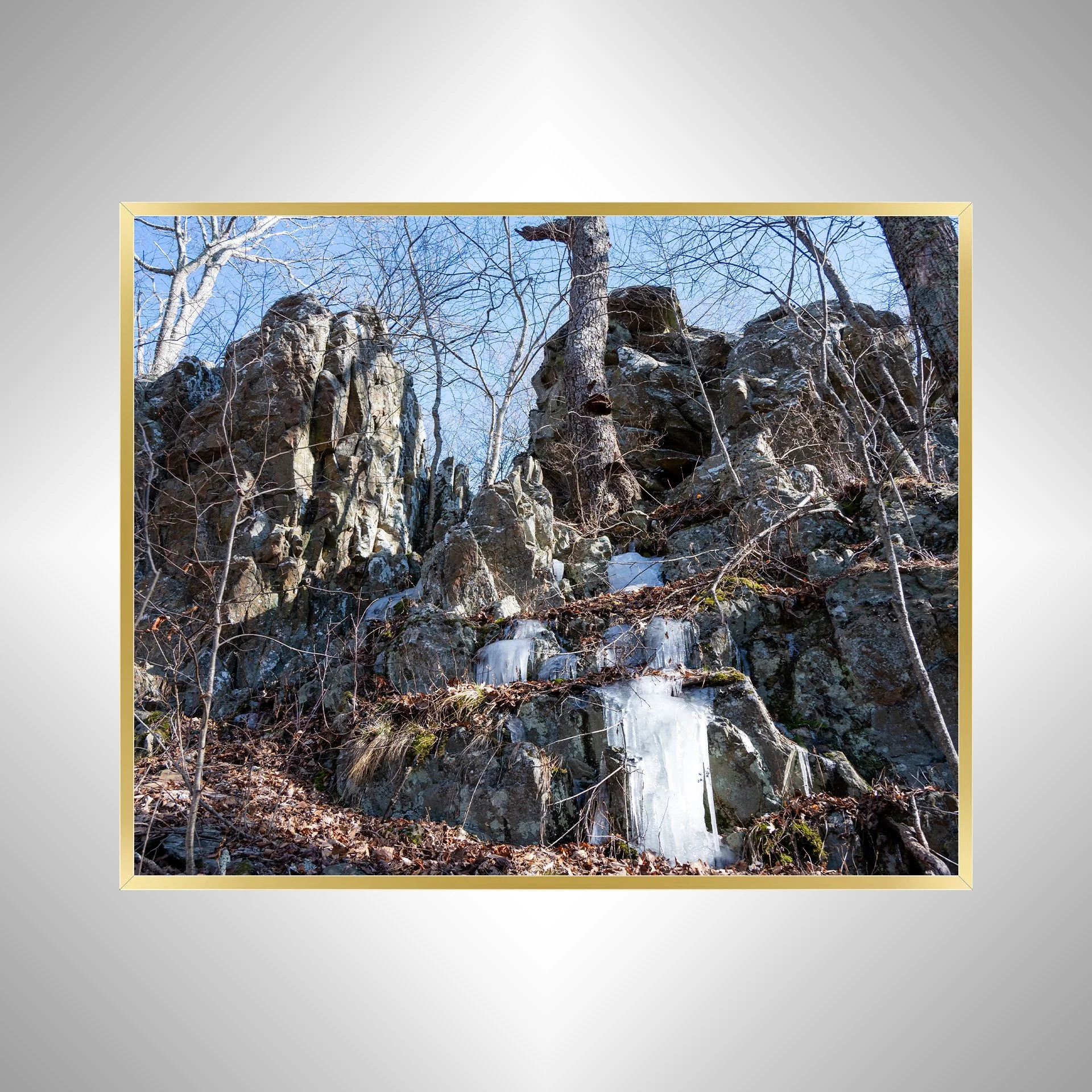 1:1 Icicles on Shenandoah Rocks- Gold Metal.jpg