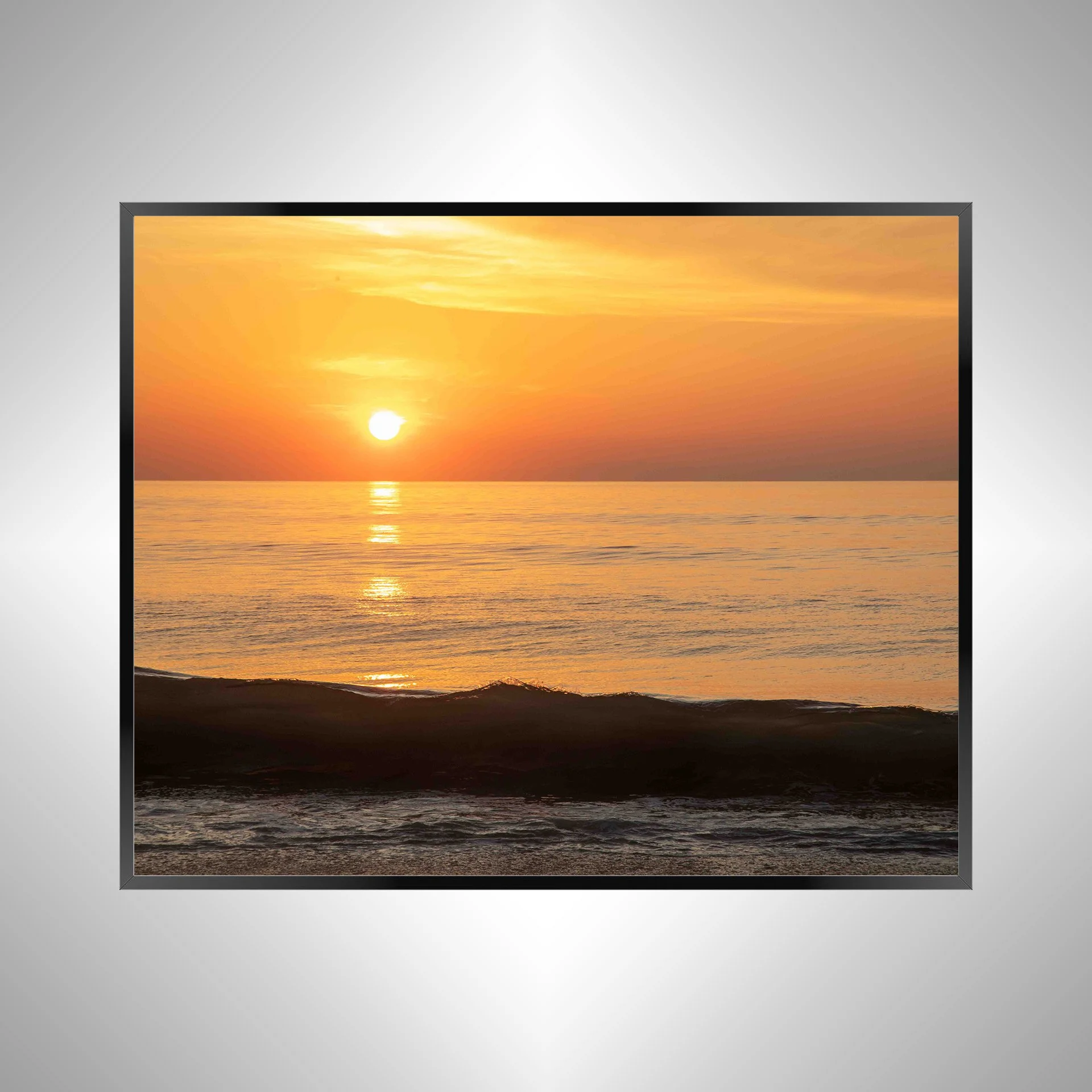 1/10 Orange Glass Wavebreak at Sunrise