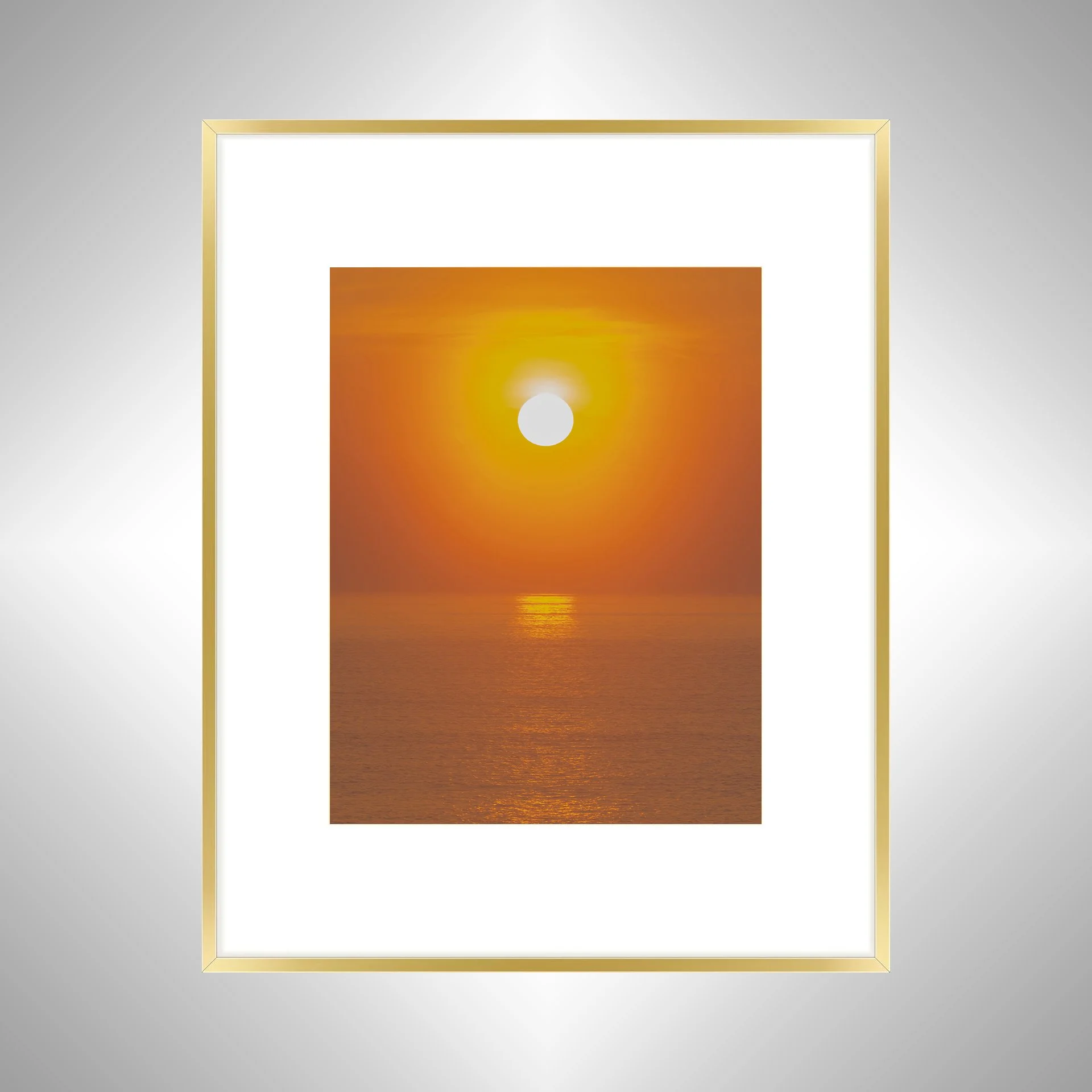 1:1 Golden Sunrise Reflection- Gold Metal w: Border.jpg