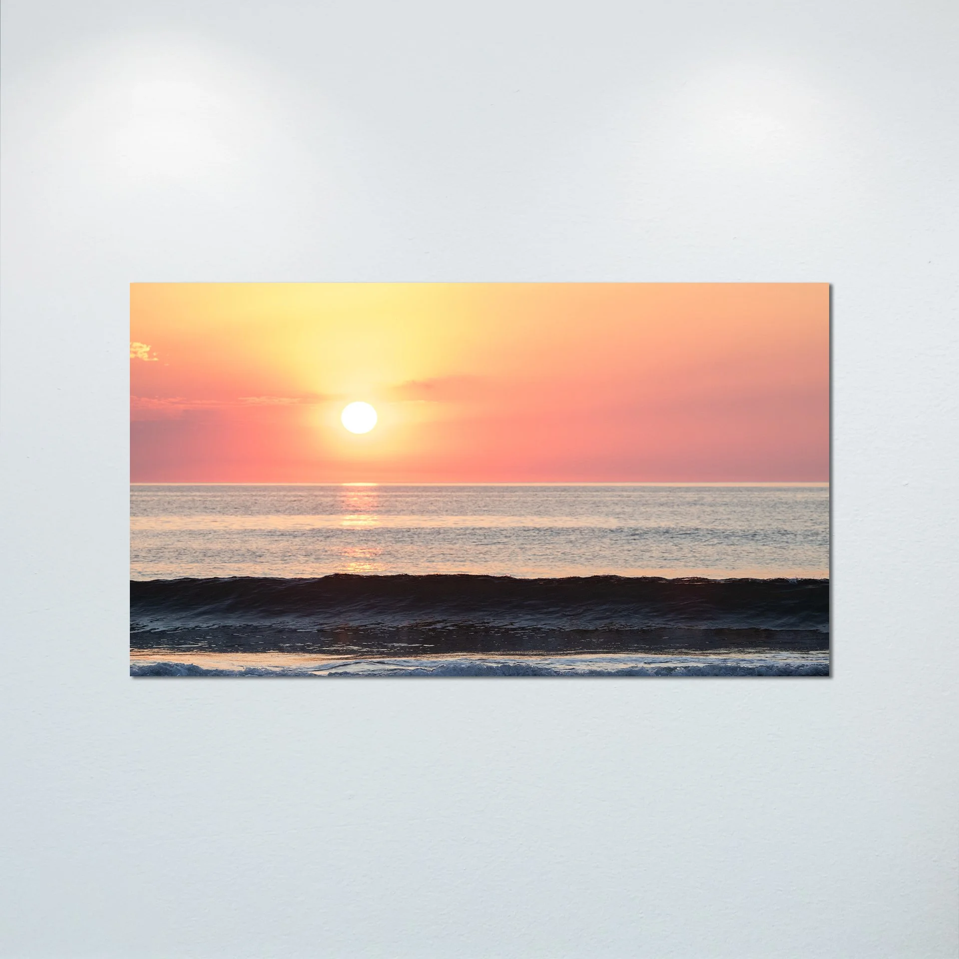 1:10 OBX Sunrise Wavebreak- Poster & Canvas.jpg
