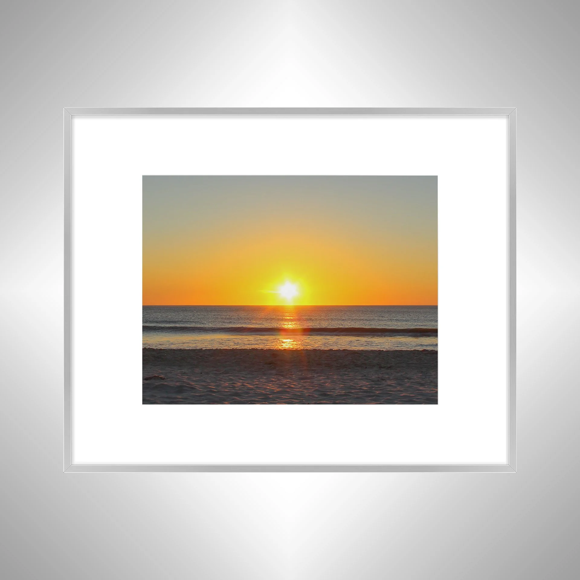 1:10 OBX Beach Sunrise Flare- SILVER W: BORDER.jpg