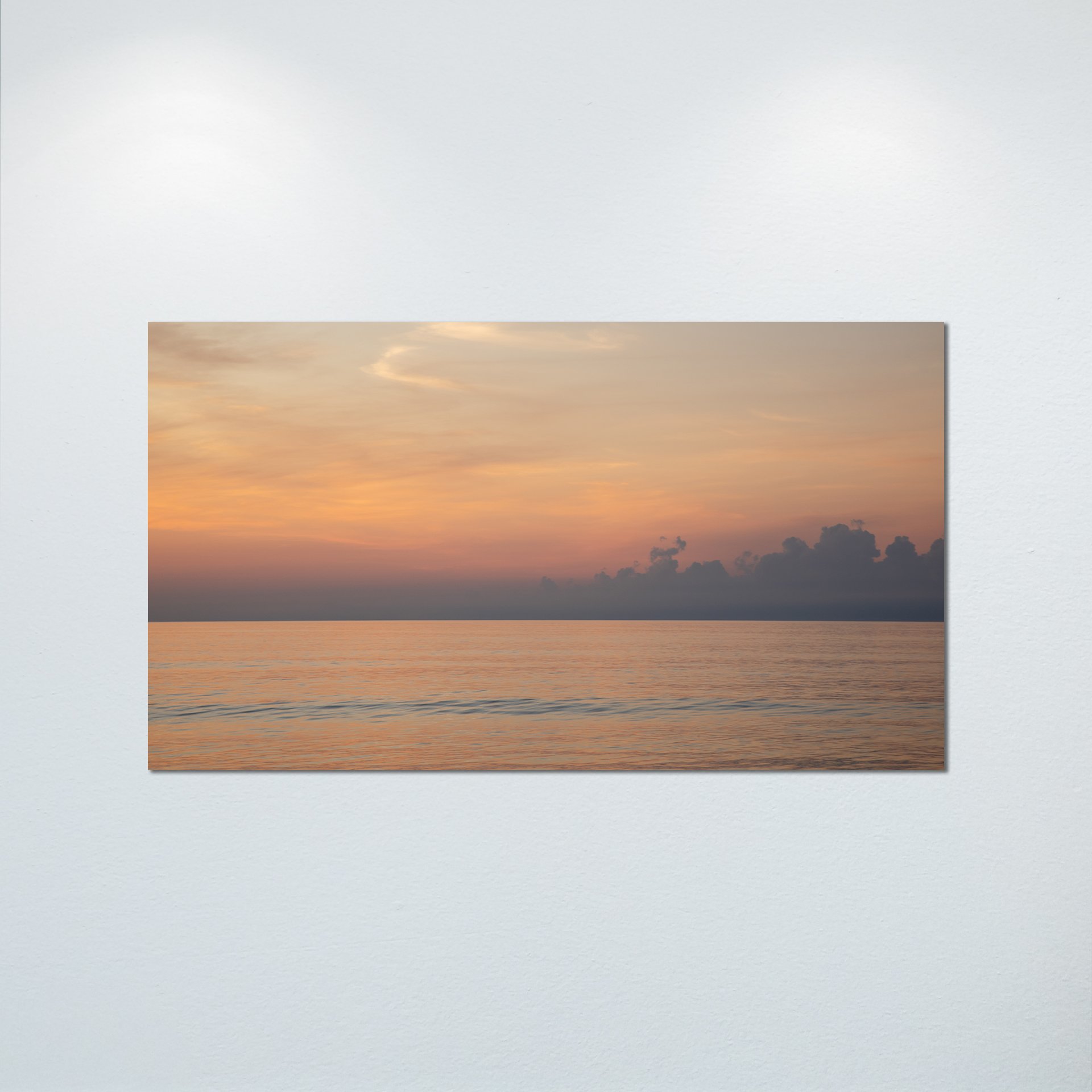 1:10 Pink Clouds on Ocean Horizon- Poster & Canvas.jpg