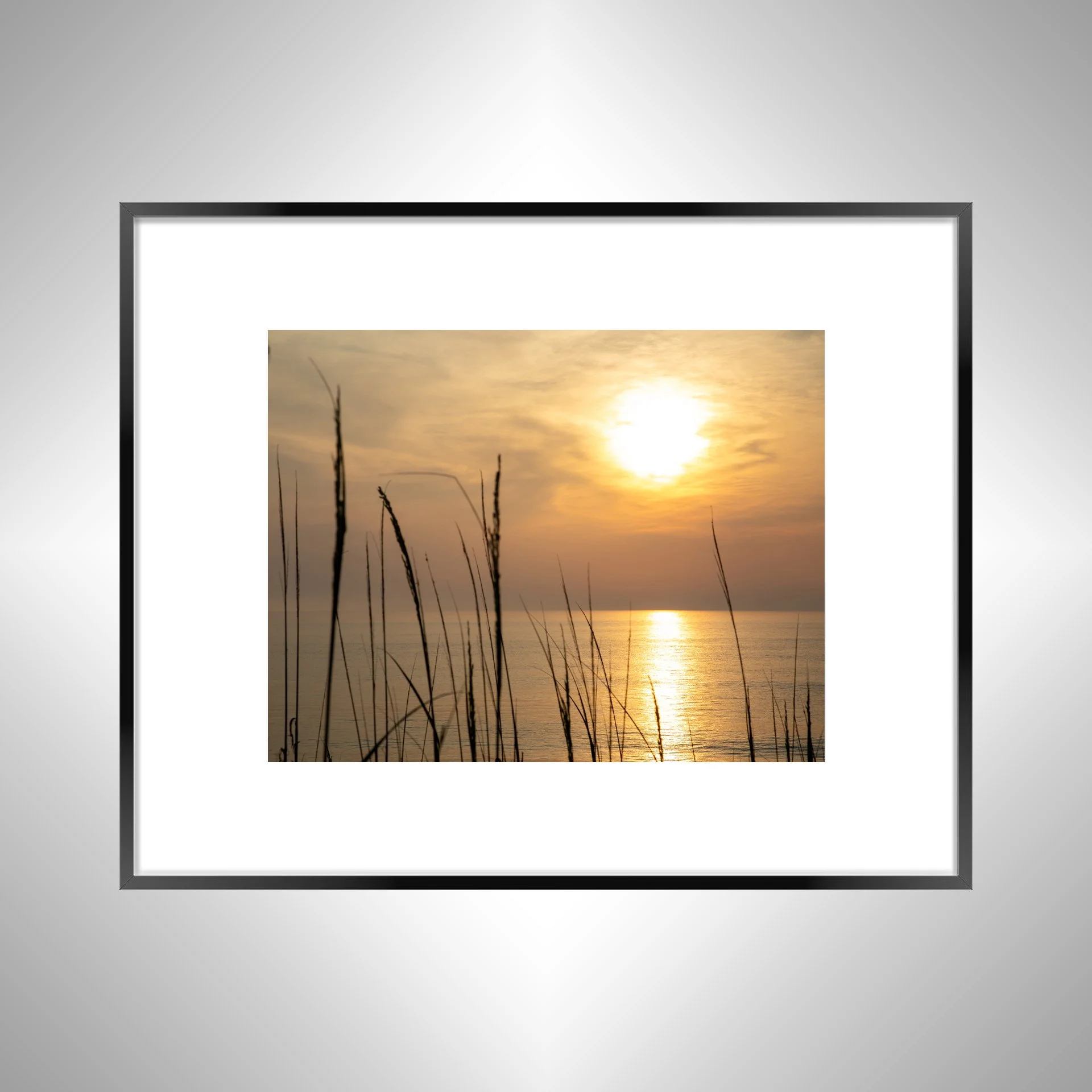 1:1 Sunrise Reflection thru Dunegrass- Black w: Border.jpg