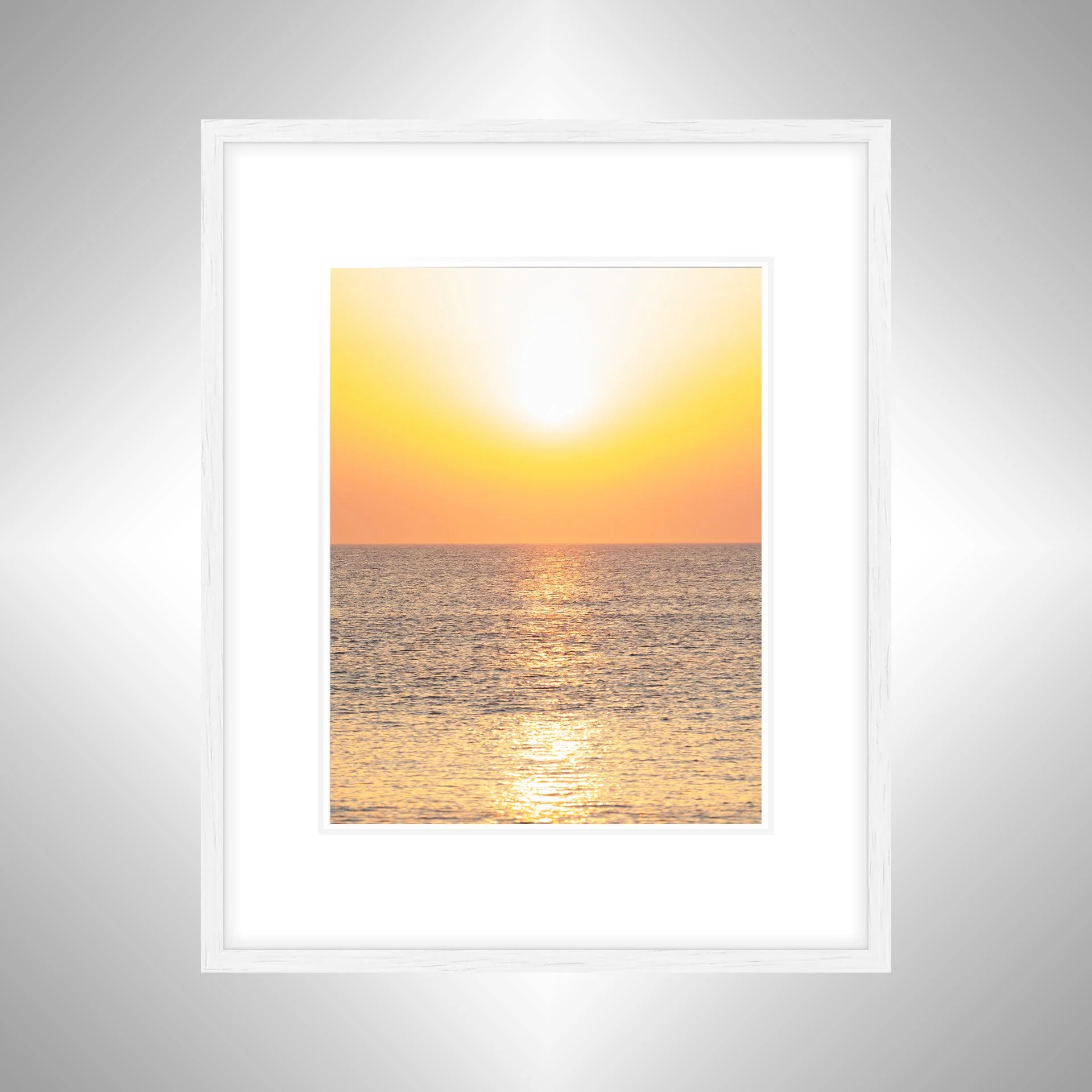 1:10 Ocean Sunrise Reflection- White w: Border.jpg