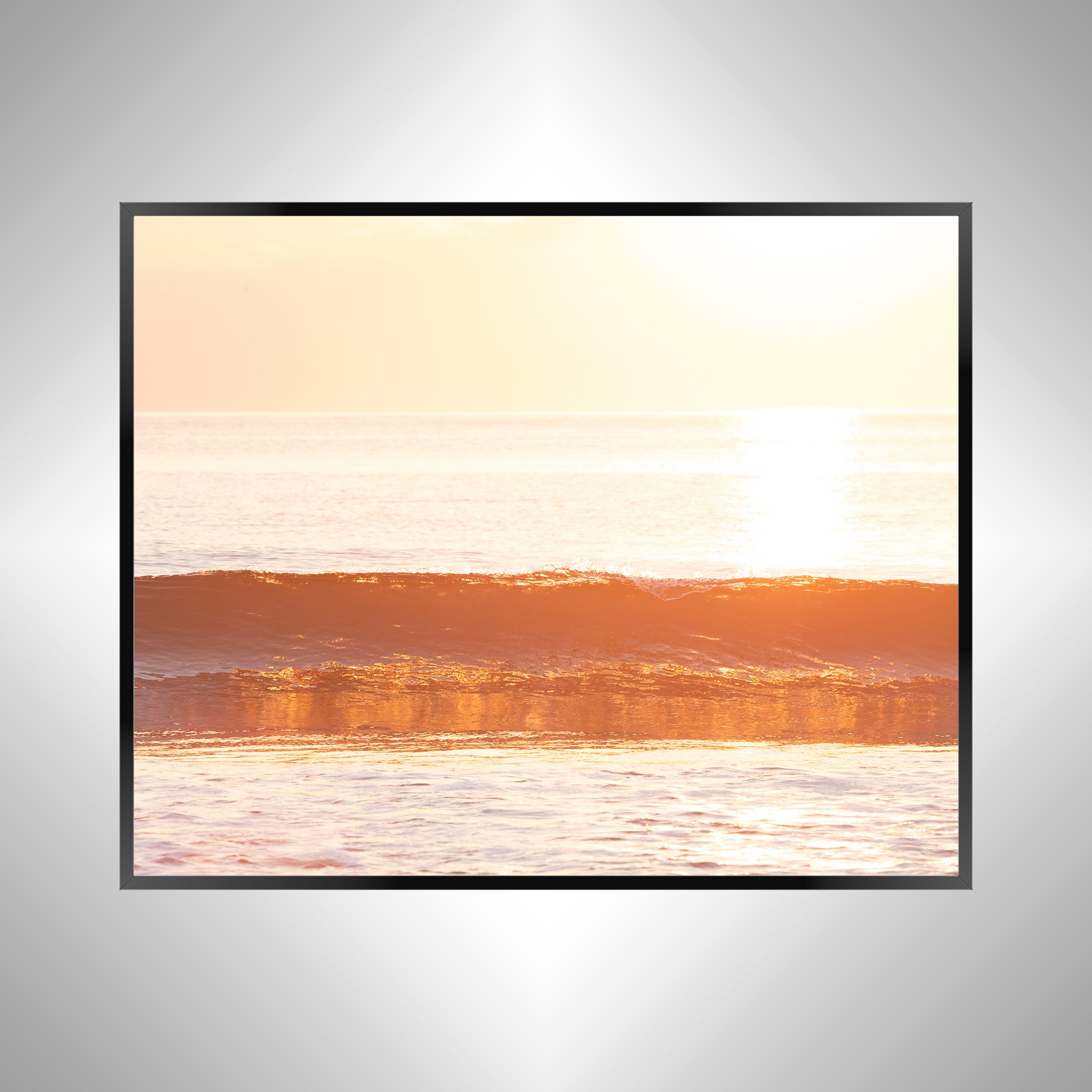1/10 Orange Glass Wave RAW