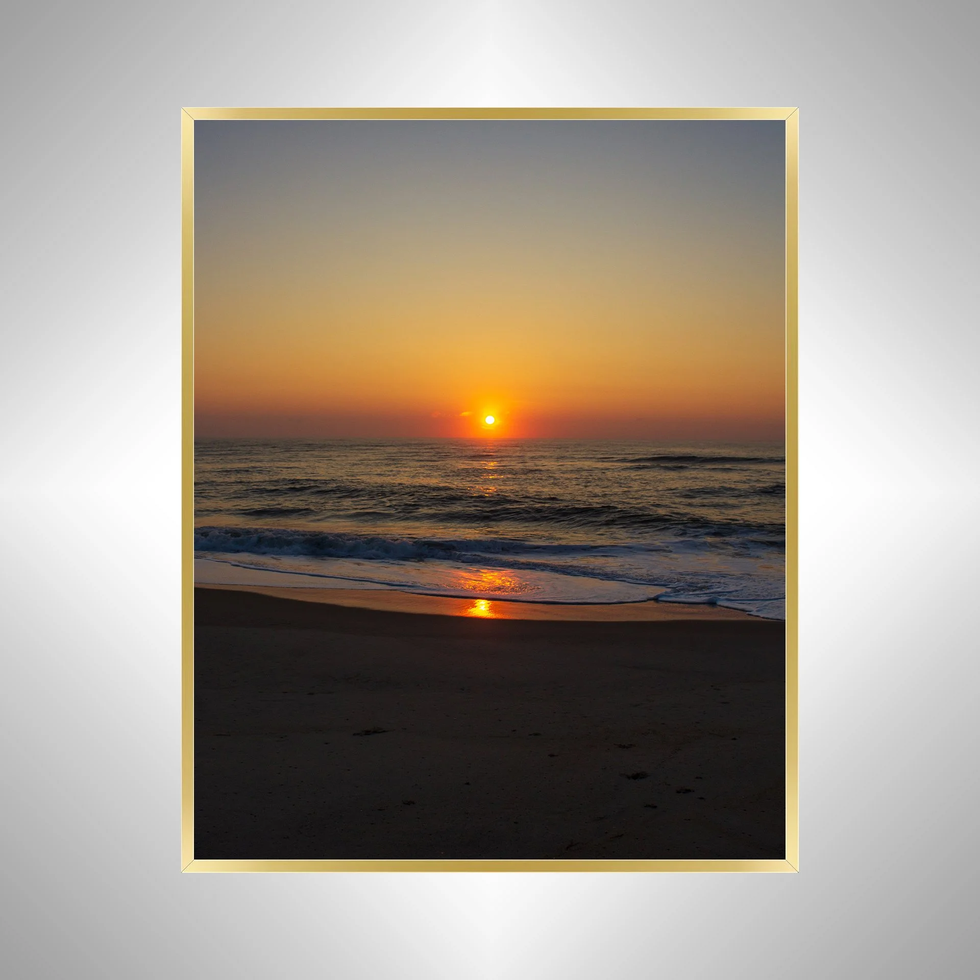 1:1 OBX Sunrise at the Beach Wideshot- Gold.jpg