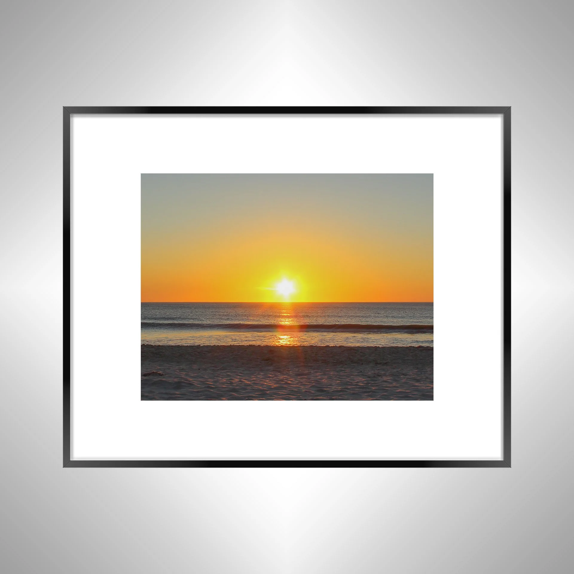 1:10 OBX Beach Sunrise Flare- BLACK W: BORDER.jpg