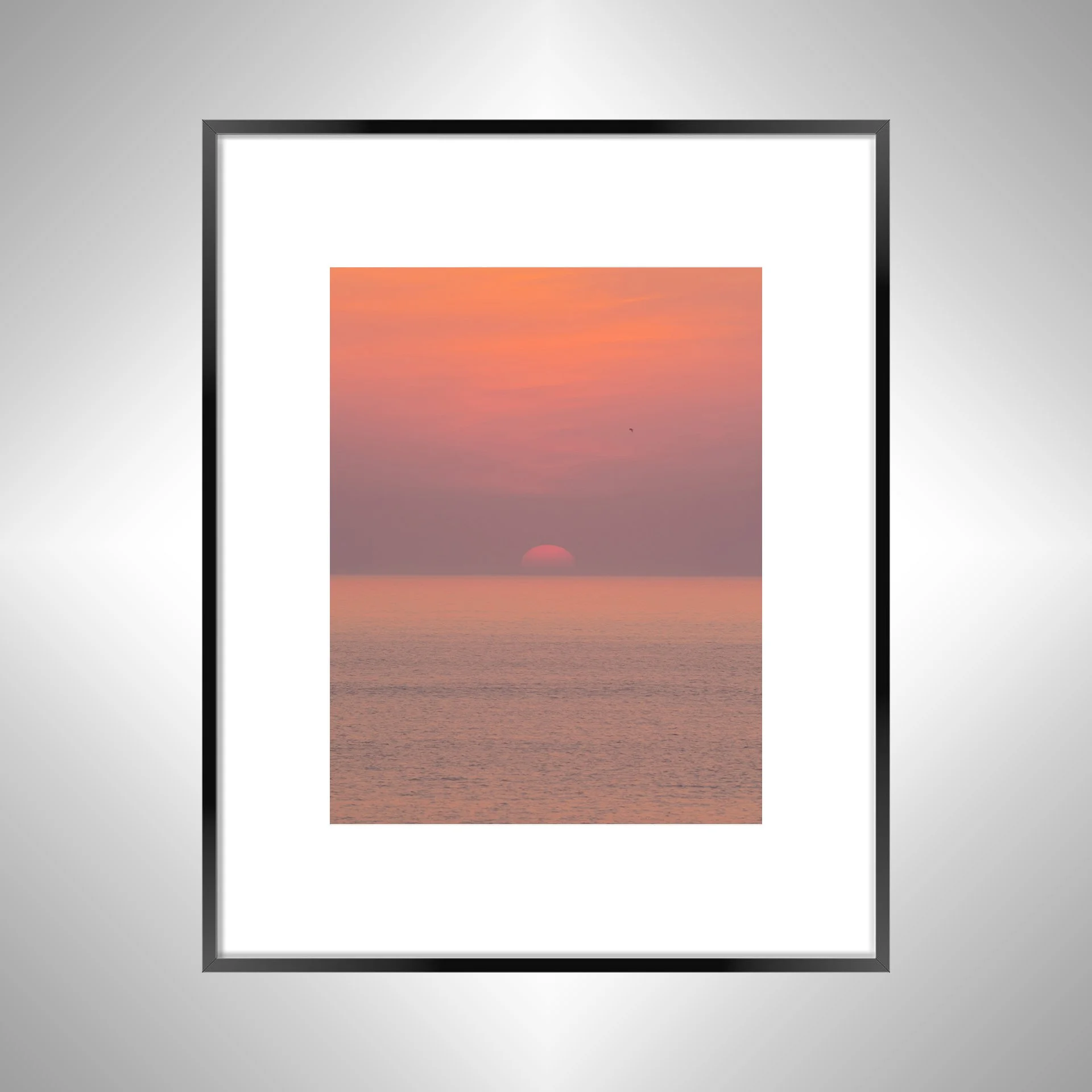 1:1 Hazy Sunrise (Portrait)- Black Metal w: Border.jpg