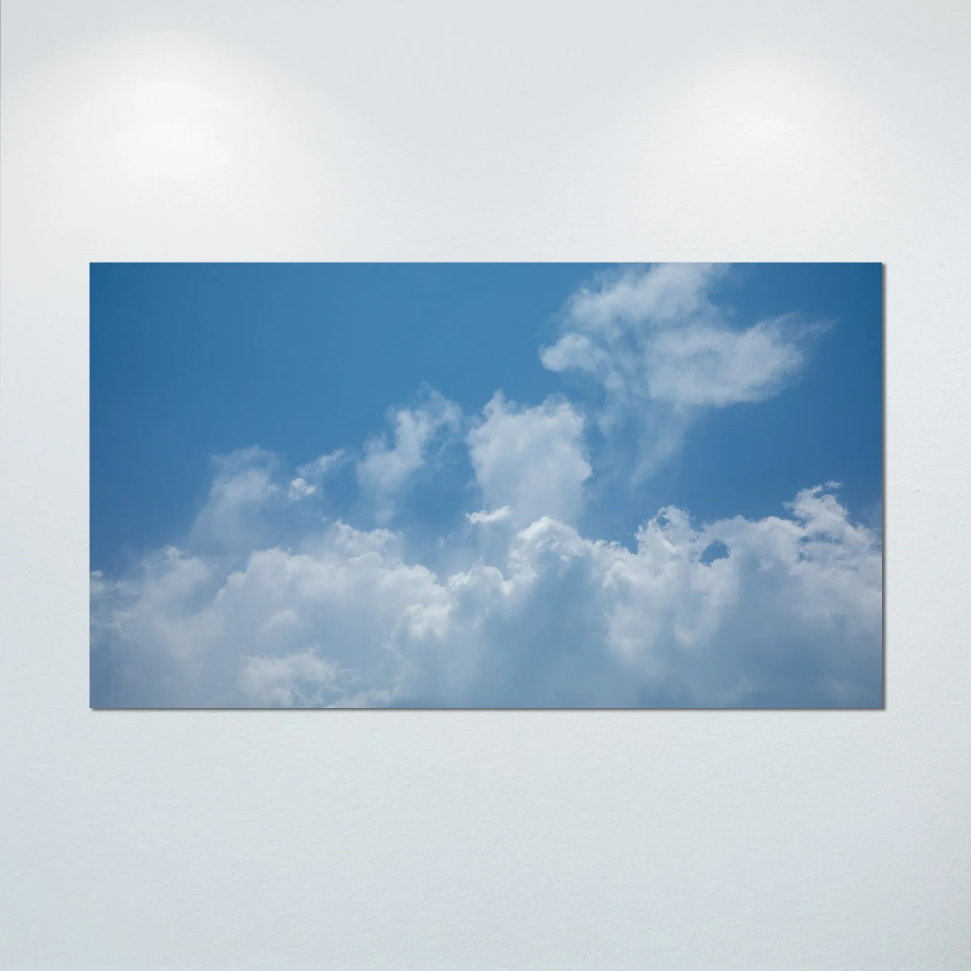 1:10 Blue Skies, Partly Cloudy in OBX- Poster & Canvas.jpg