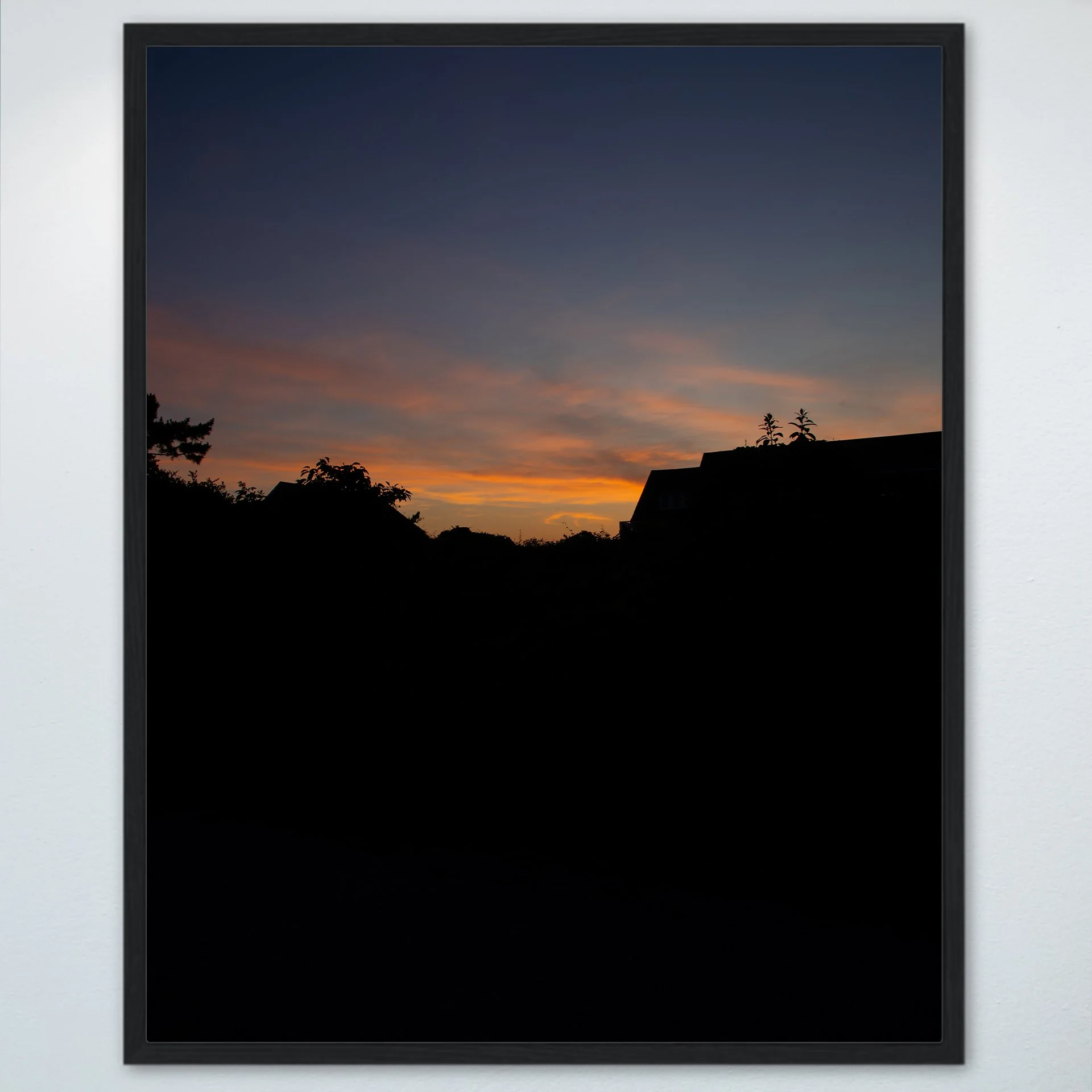 1:1 Sunrise Behind Houses (Portrait)- Wood.jpg
